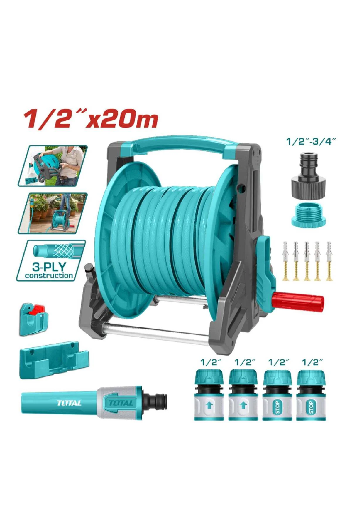 20 Mt 1/2'' Hortum Seti THHR20124