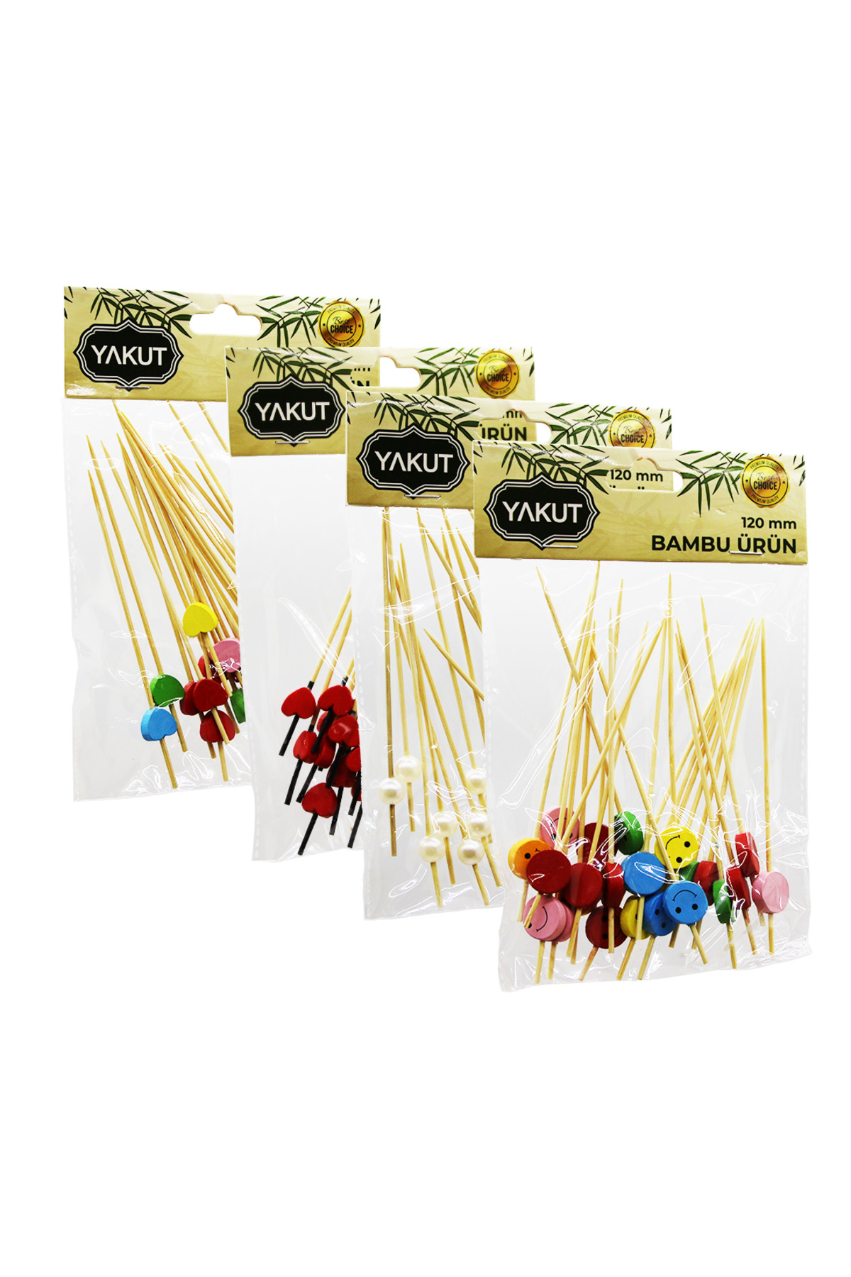 Ok Aksesuar 20 Parça Bambu Kokteyl Kürdan 120Mm (5060)