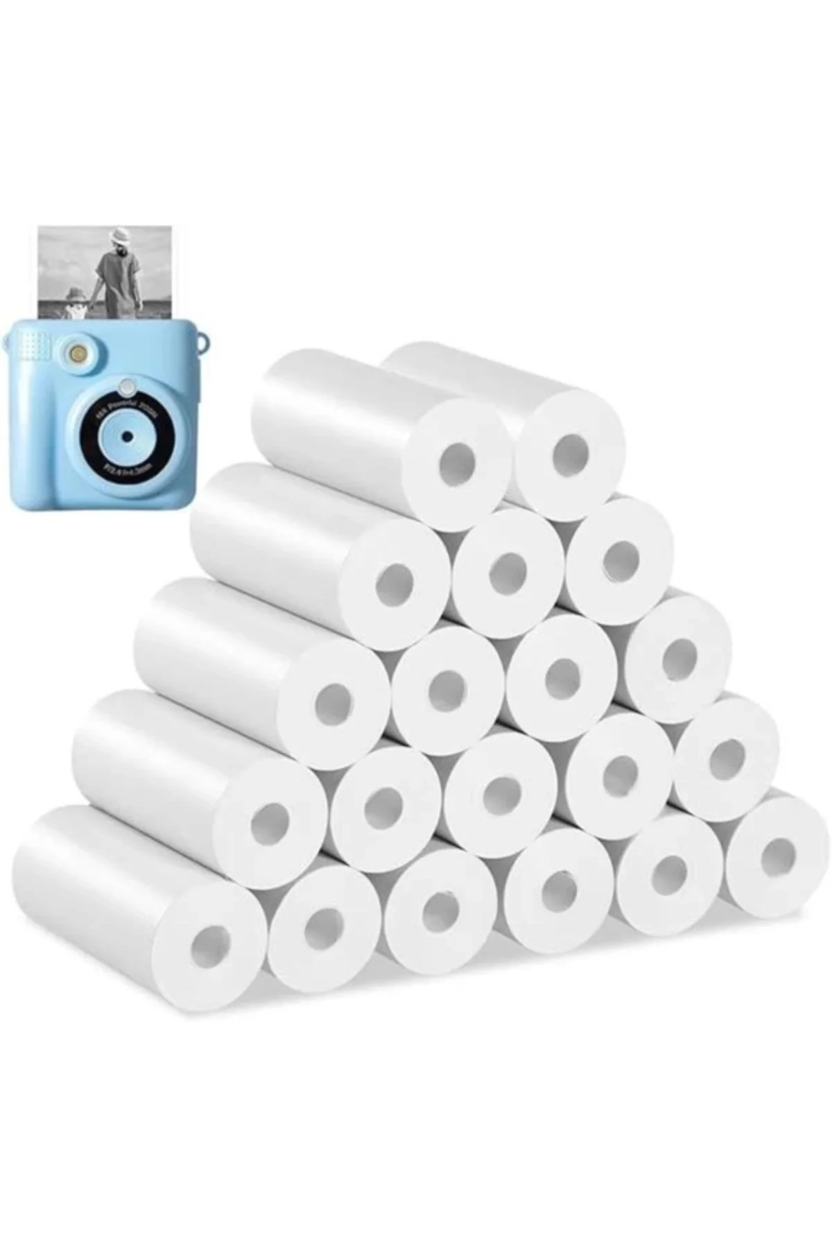 20 Rulo Termal Kağıt 57 Mm X 25 Mm, Çocuk Kamerası Için Termal Kağıt, Baskı Kağıdı, Anın