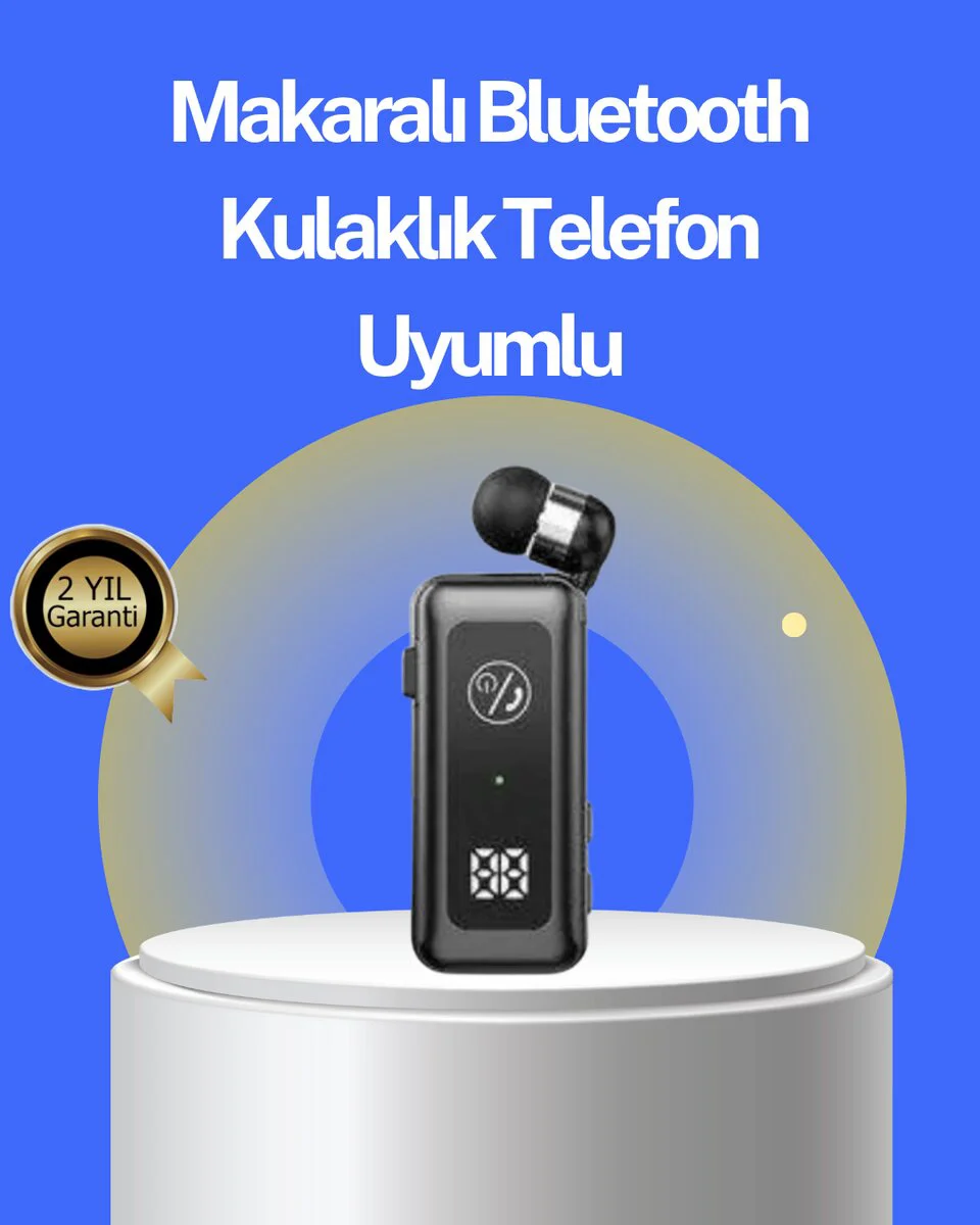 20 Saatlik Kullanım Süreli Kulaklık - Gürültü Engelleme, Bluetooth 5.2, Titreşimli Uyarı, Hızlı Şarj