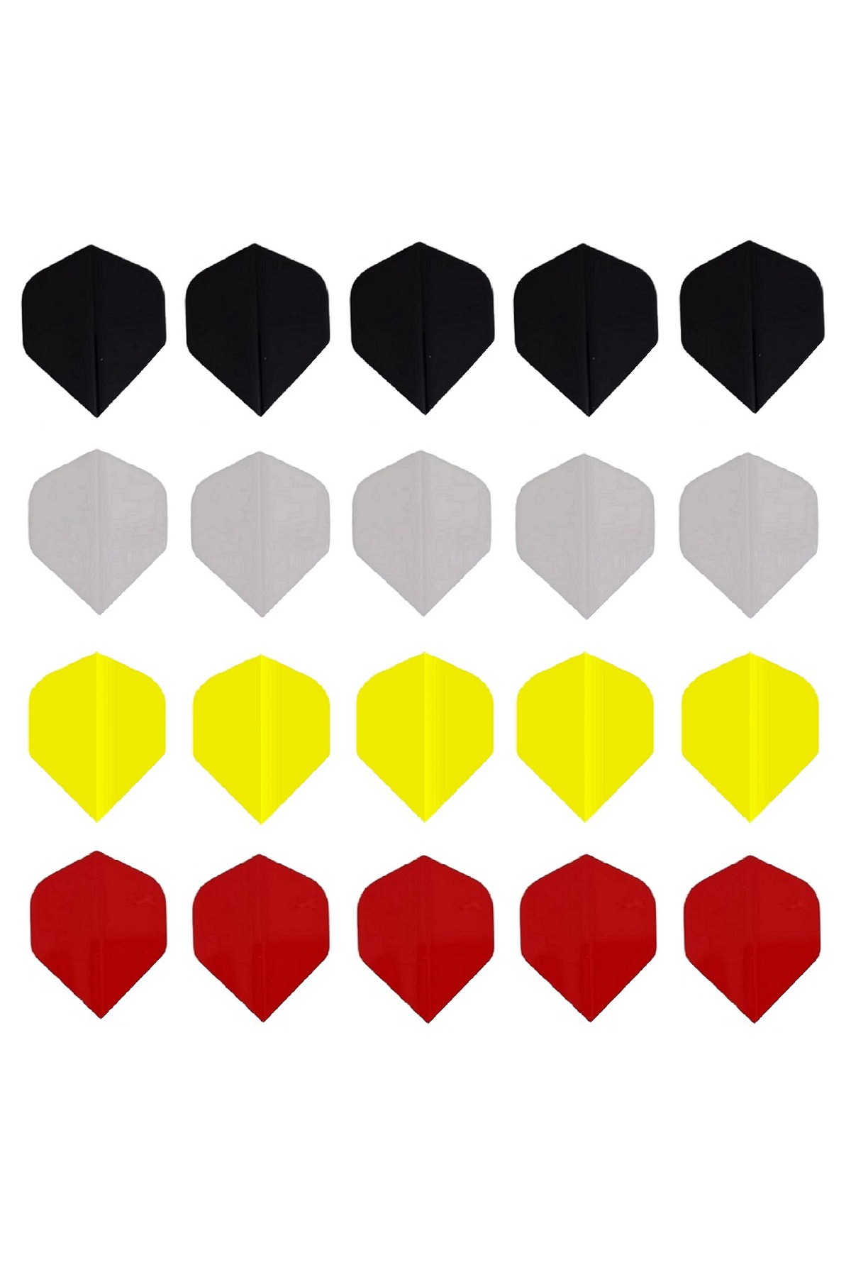 Dartsan 20 Set (60 Adet) 4 Renk Dart Flight-Flayt-Kanat. 100 Mc