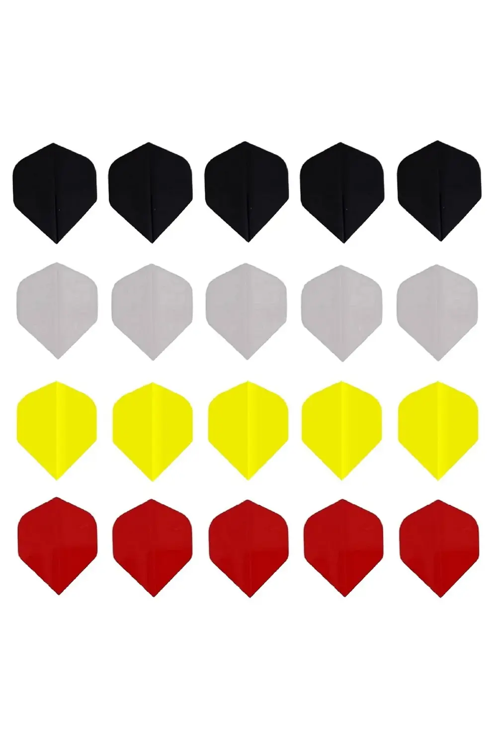 20 SET (60 Adet) 4 Renk Dart Flight-Flayt-Kanat. 100 mc