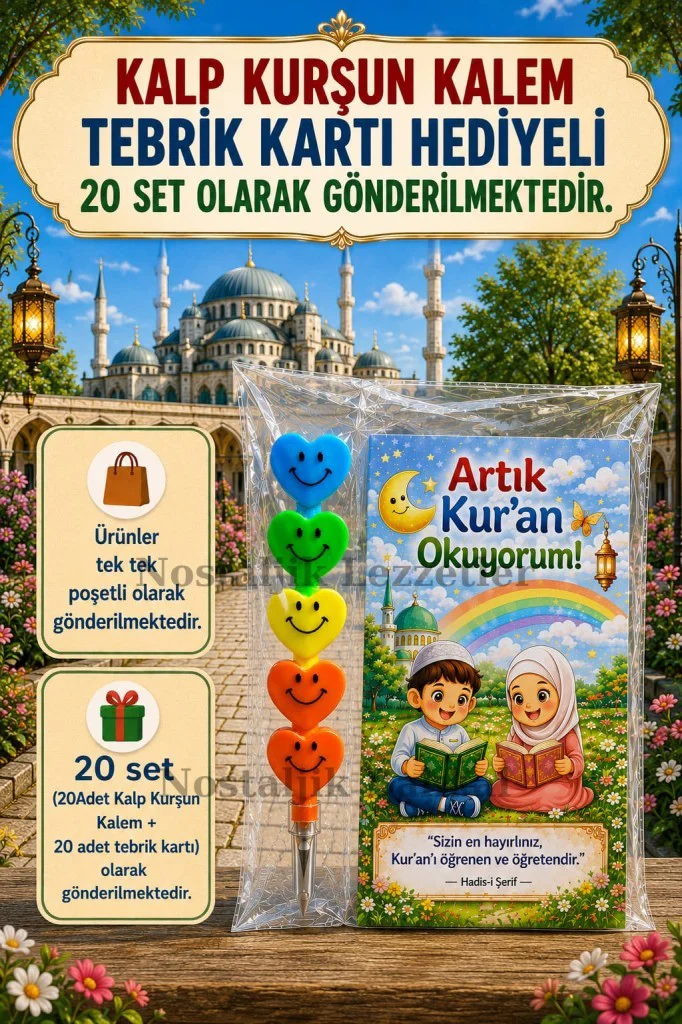 20 Set Artık Kur'an Okuyorum Hediyesi Kur'an Kursu-Hatim Töreni H