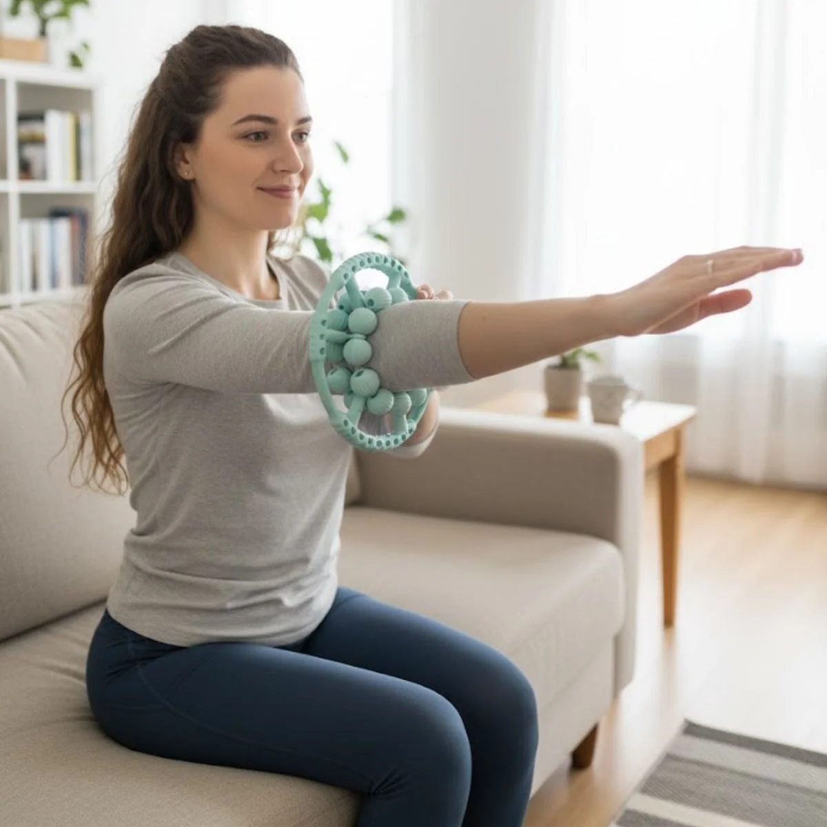 20 Tekerlekli Ayarlanabilir Bacak ve Kol Masaj Aleti – 360° Tam Daire Derin Doku Kas ve Lenfatik Masaj Silindiri 20 Tekerlekli Ayarlanabilir Bacak ve Kol Masaj Aleti – 360° Tam Daire Derin Doku Kas ve Lenfatik Masaj Silindiri