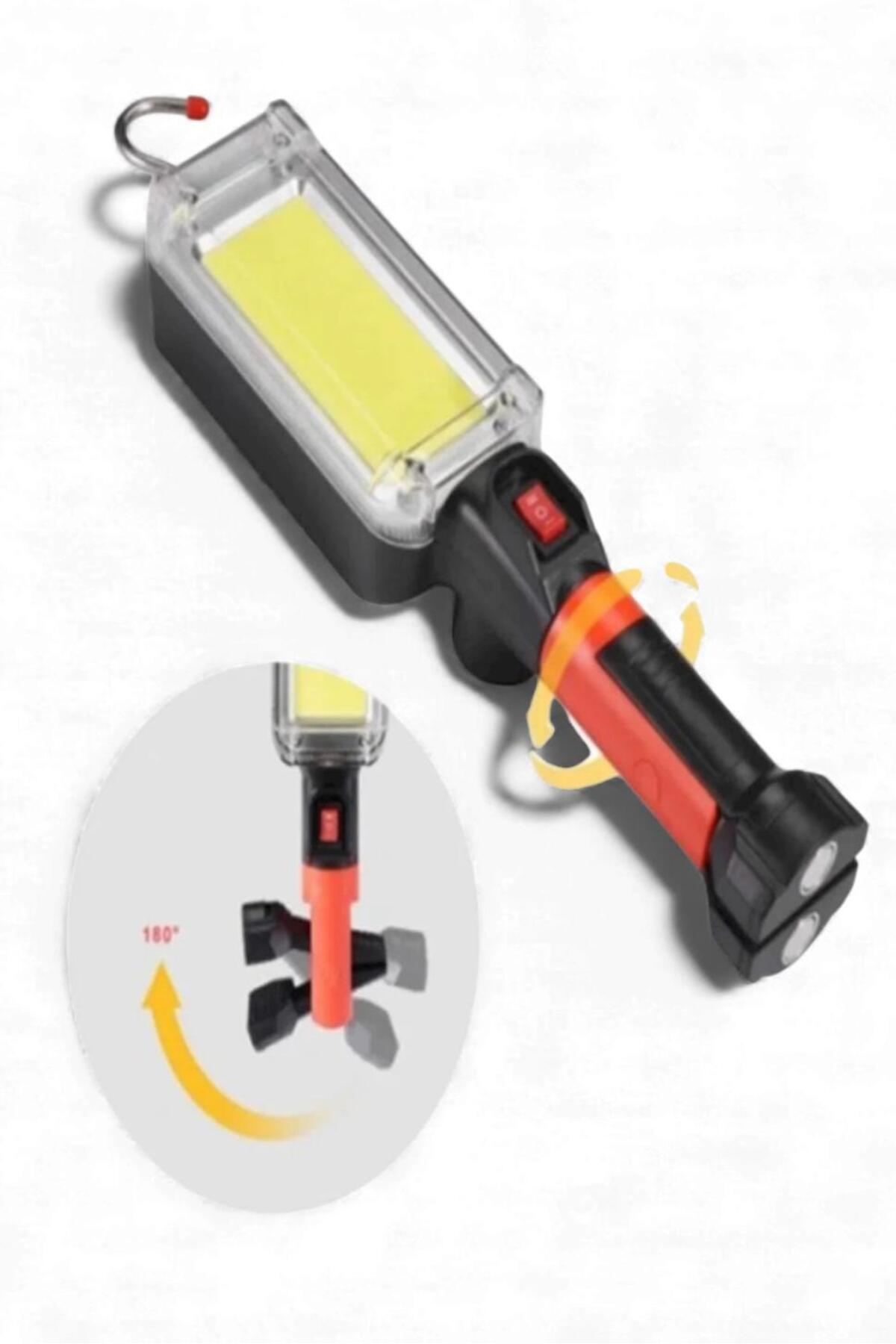 20 Watt COB LED Çalışma Lambası – Şarjlı, Güçlü Işık, Manyetik Ay