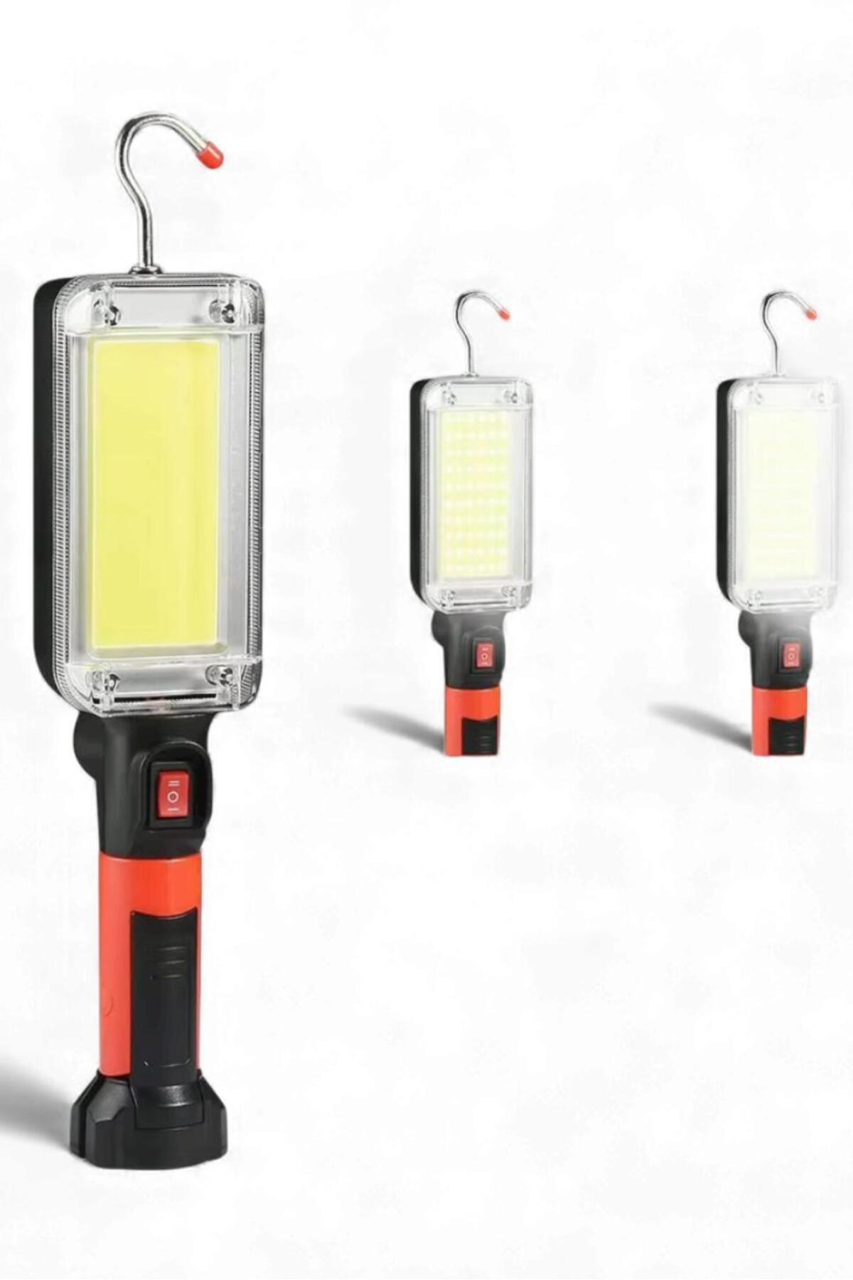 20 Watt COB LED Çalışma Lambası – Şarjlı, Güçlü Işık, Manyetik Ay