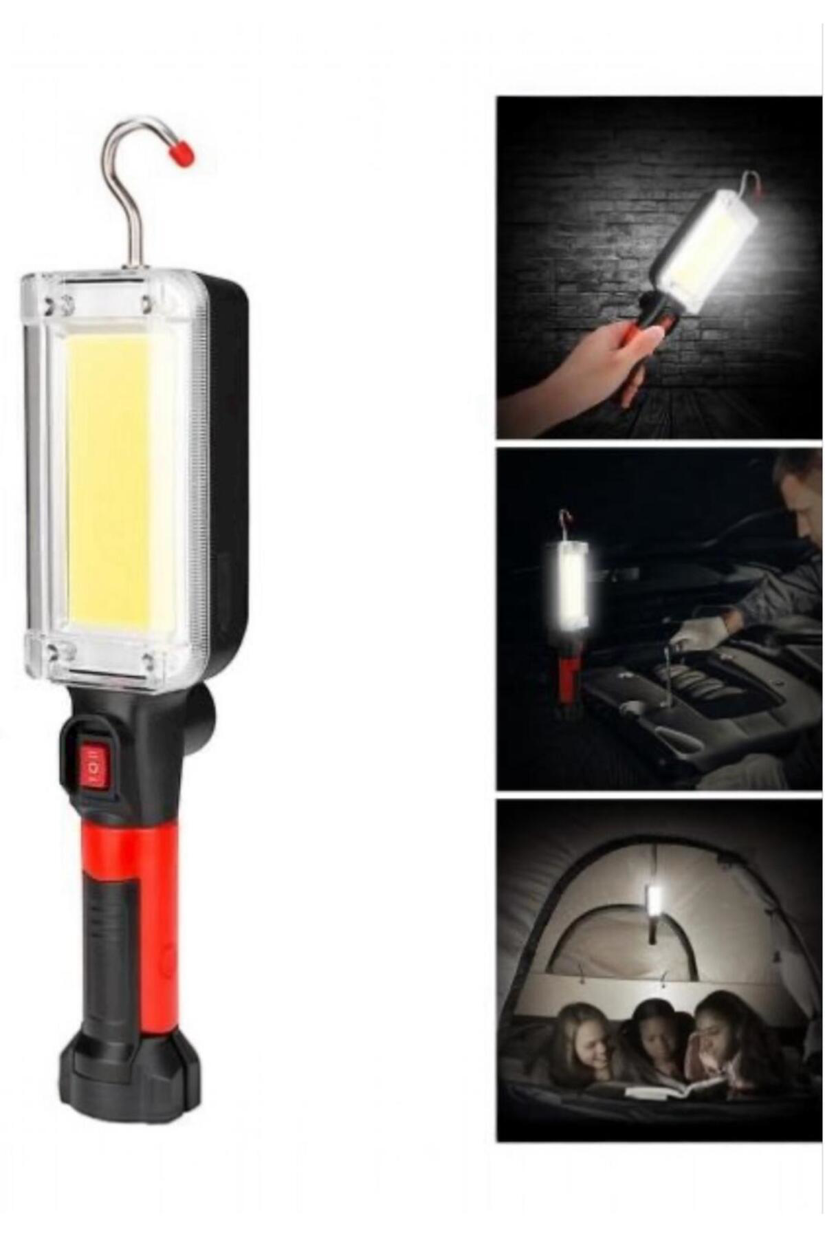 20 Watt COB LED Çalışma Lambası – Şarjlı, Güçlü Işık, Manyetik Ay