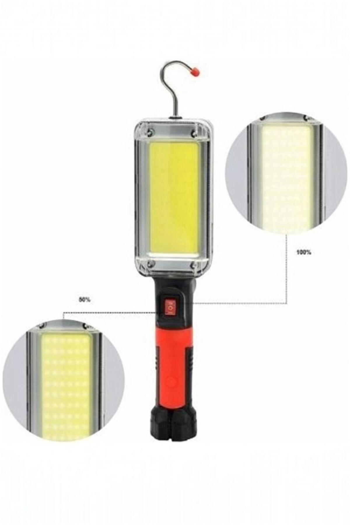 20 Watt COB LED Çalışma Lambası – Şarjlı, Güçlü Işık, Manyetik Ay