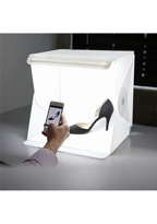 20 x 20 CM Profesyonel Stüdyo Led Işıklı Çift Sıra Ürün Fotoğraf 