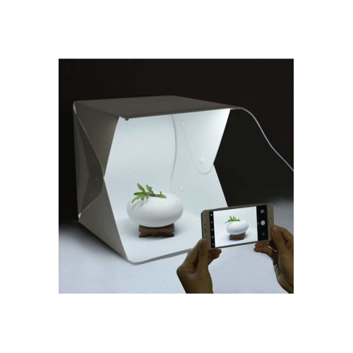 Woody Sofia 20 X 20 Cm Profesyonel Stüdyo Led İşıklı Çift Sıra Ürün Fotoğraf 