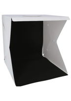 20 x 20 CM Profesyonel Stüdyo Led Işıklı Çift Sıra Ürün Fotoğraf 