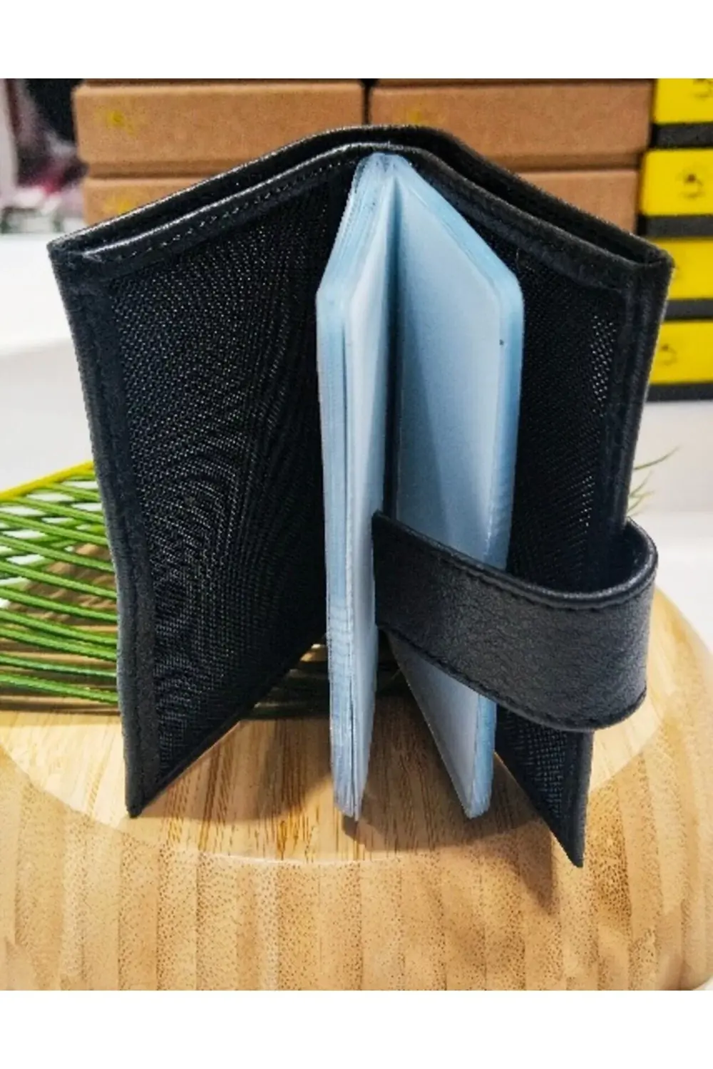 20 Yapraklı Deri Kartlık