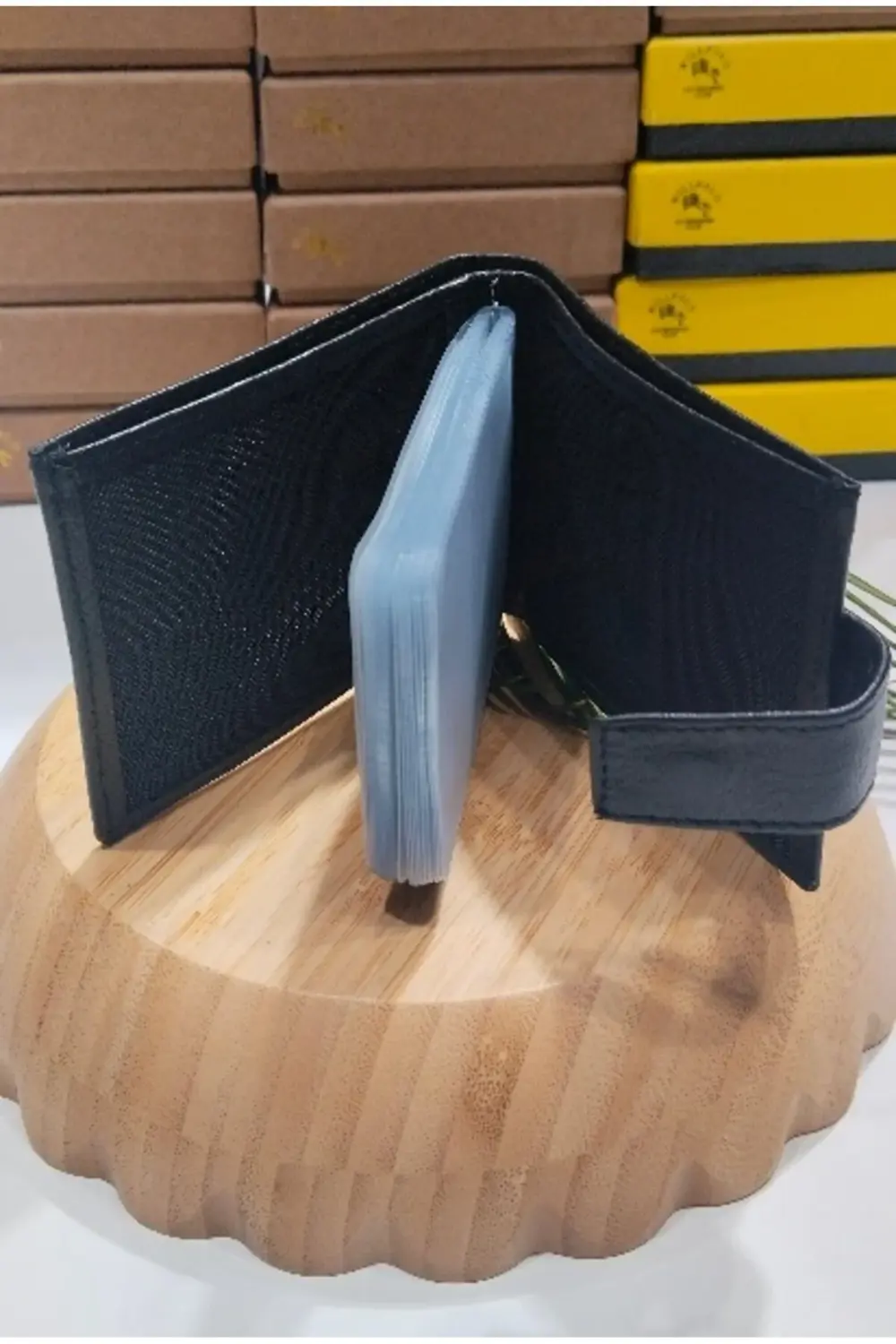 20 Yapraklı Deri Kartlık