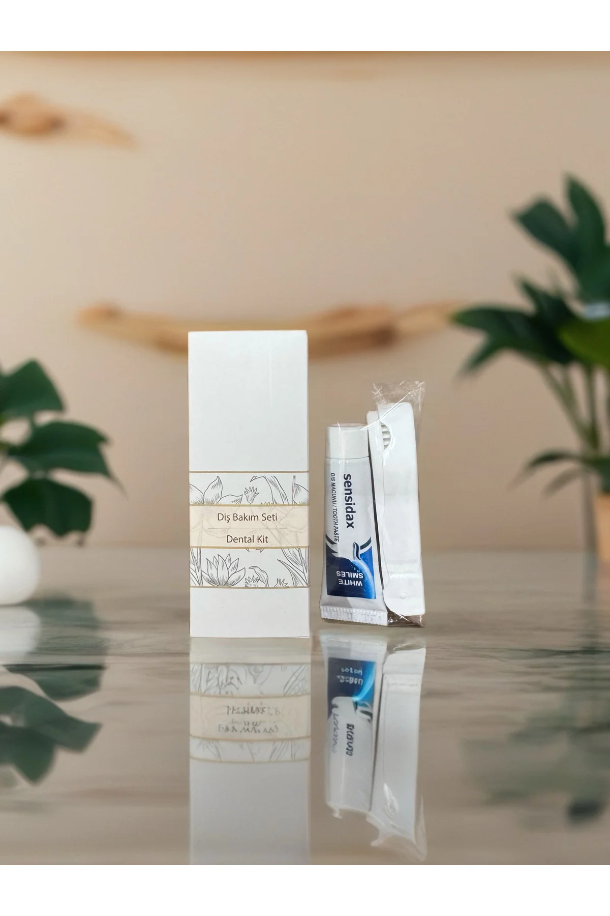 200 Adet Kutulu Otel Buklet Tarzı Ustra Tipi Diş Fırçası Macunu S