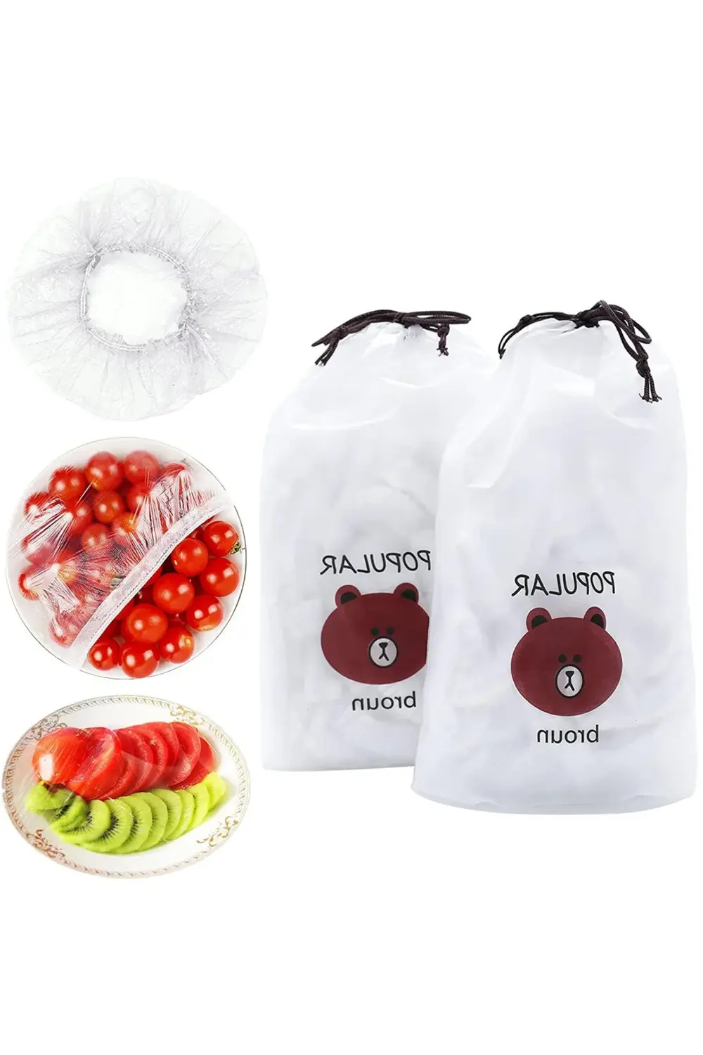 200 Adet Lastikli Tazeliği Koruyan Tencere ve Tabak Bonesi - Esne