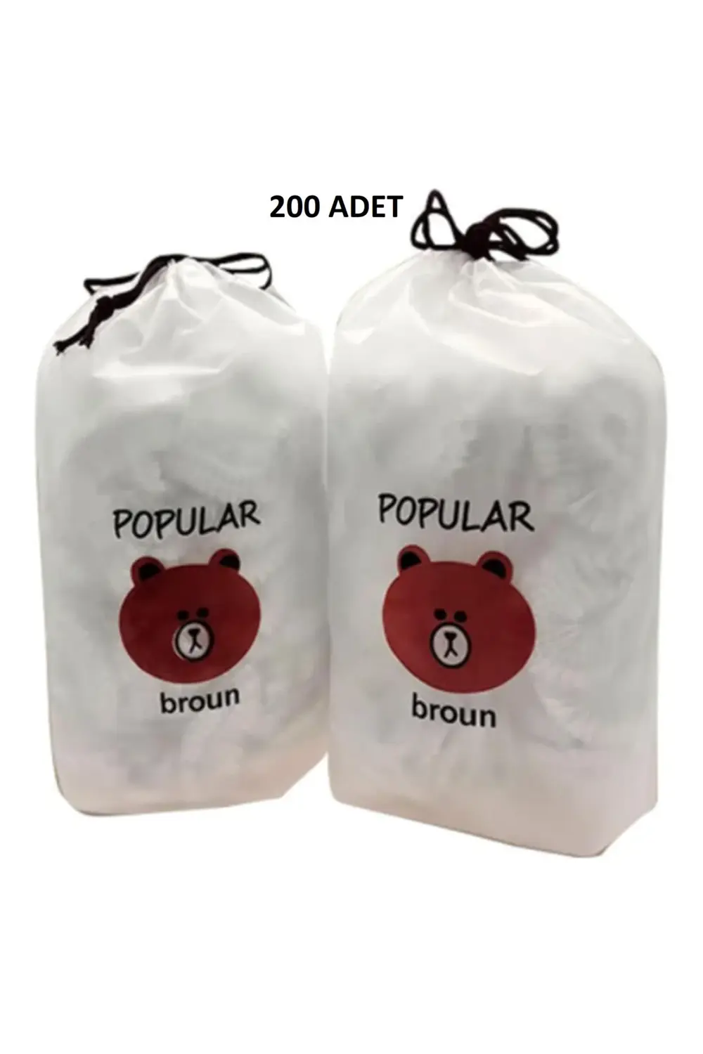 200 Adet Lastikli Tazeliği Koruyan Tencere ve Tabak Bonesi - Esne