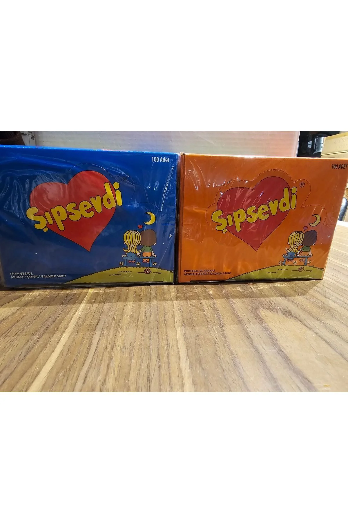 200 adet nostalji Şıp sevdi sakız 2 kutu