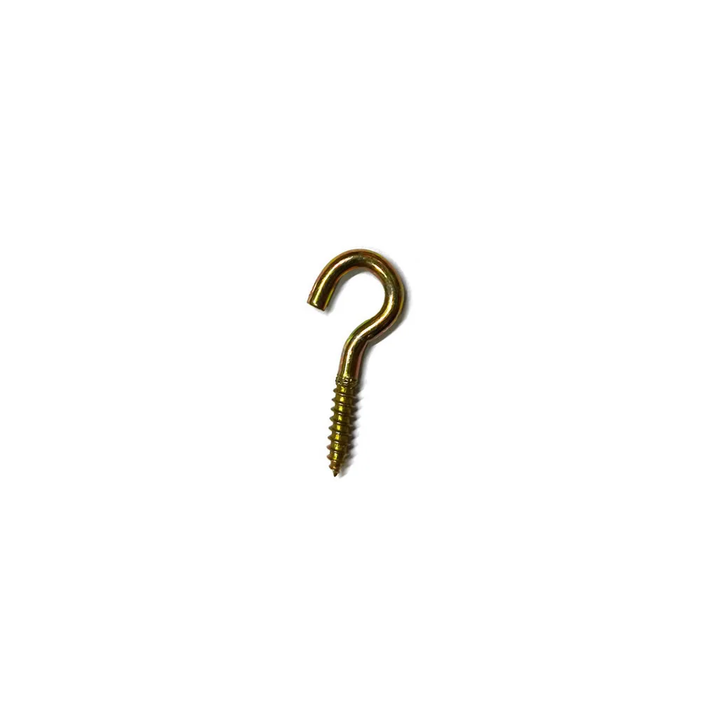 200 Adet Piton 16x30 Açık, 10x25 mm, Sarı Renk - Asma ve Sabitleme, Vidalı Çengel Kanca 200 Adet Piton 16x30 Açık, 10x25 mm, Sarı Renk - Asma ve Sabitleme, Vidalı Çengel Kanca