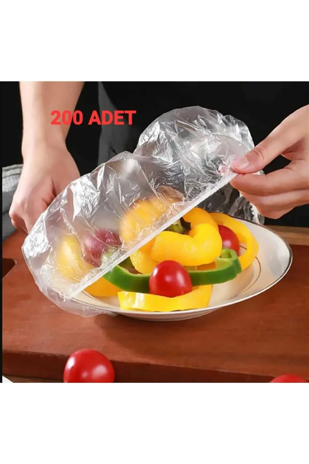 200 Adet Pratik Tazeliği Koruyan Tencere ve Tabak Bonesi | Çok Am