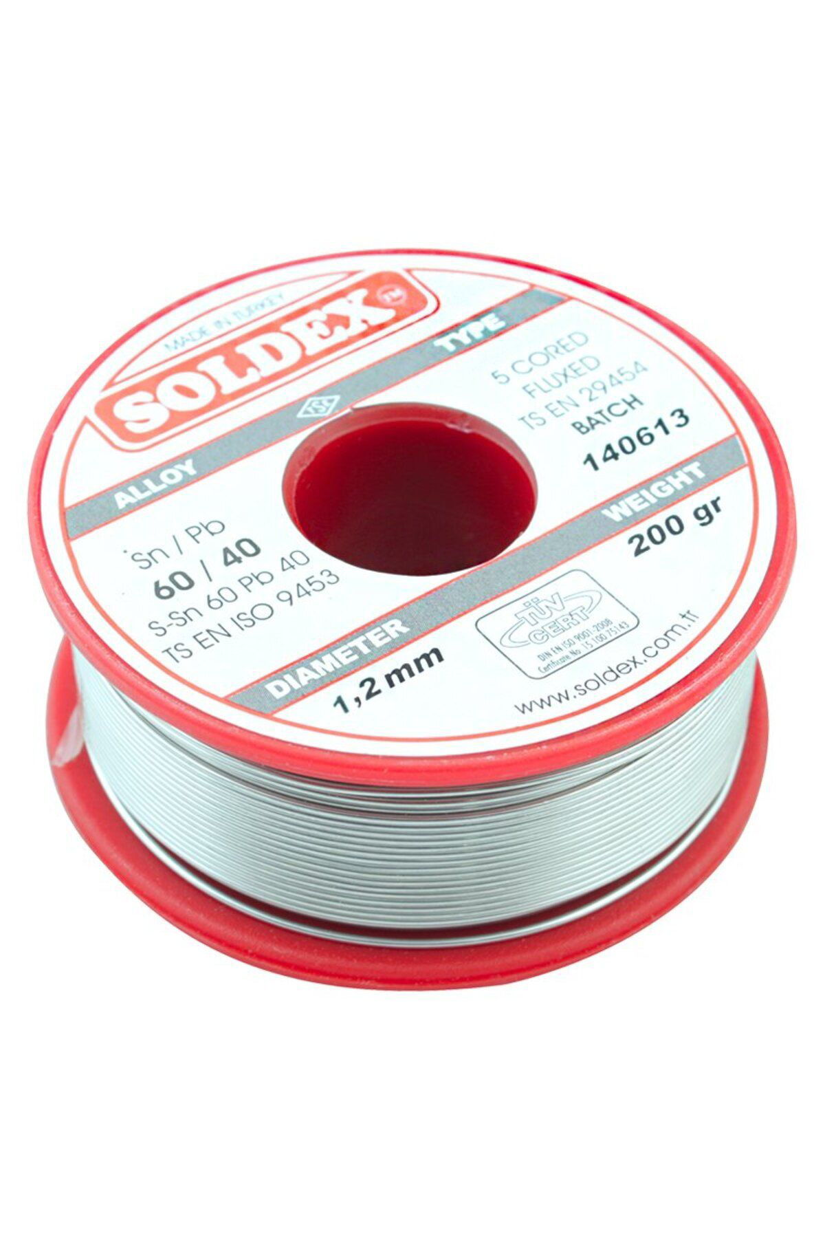 Ok Aksesuar 200 Gr Lehim Kalin 1,2Mm Soldex  Sn60 Pb40  Go50607474150