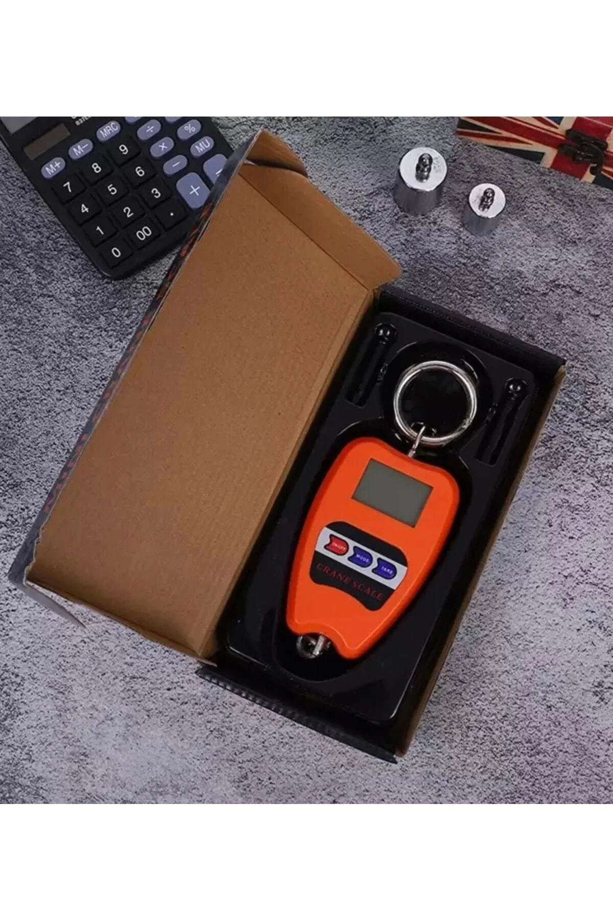 200 kg Vinç Tipi Kancalı Terazi - Ağır Yükler İçin Hassas Ölçüm (