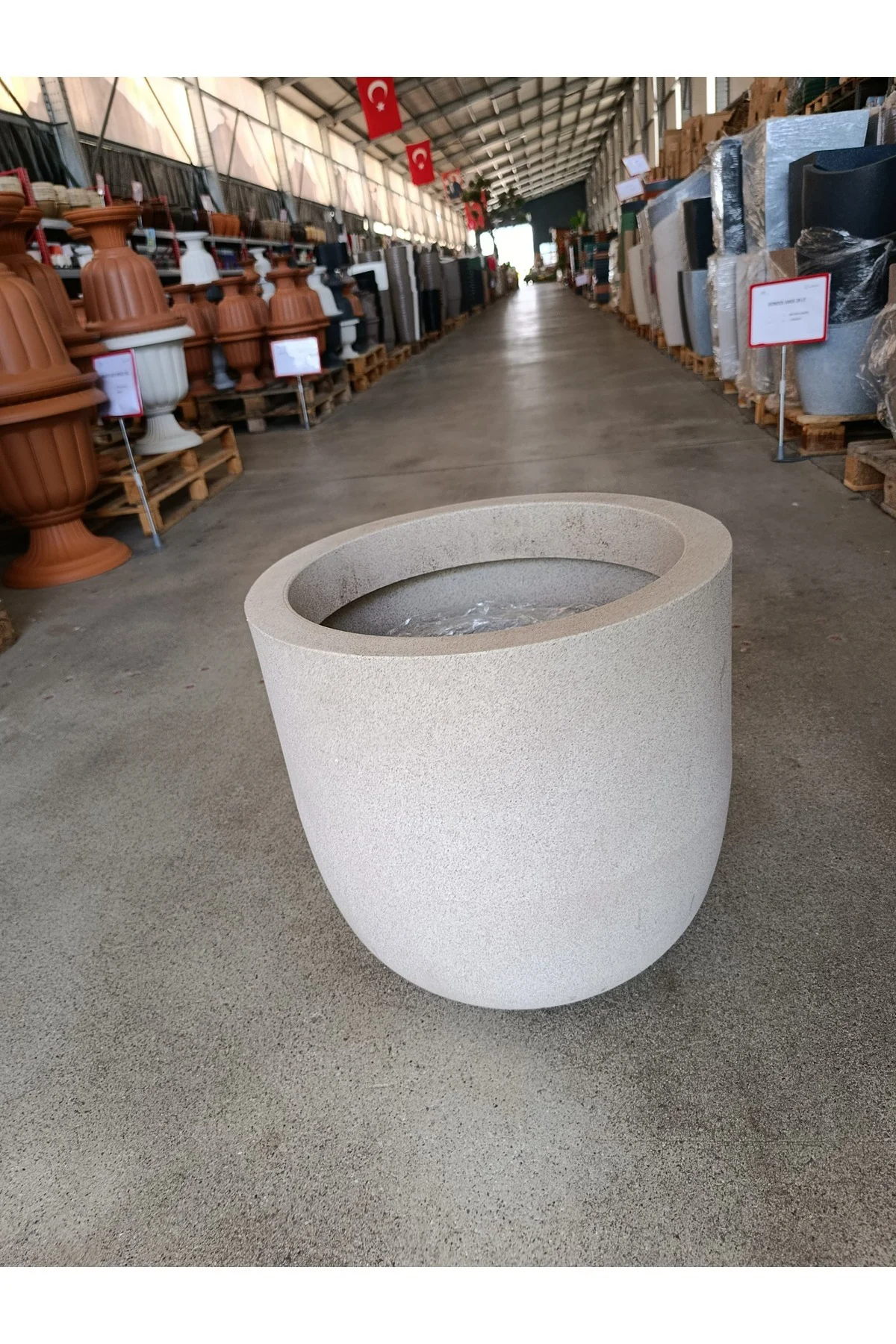 200 Litre Fiberglas Çeşme Saksısı - Görsel 5