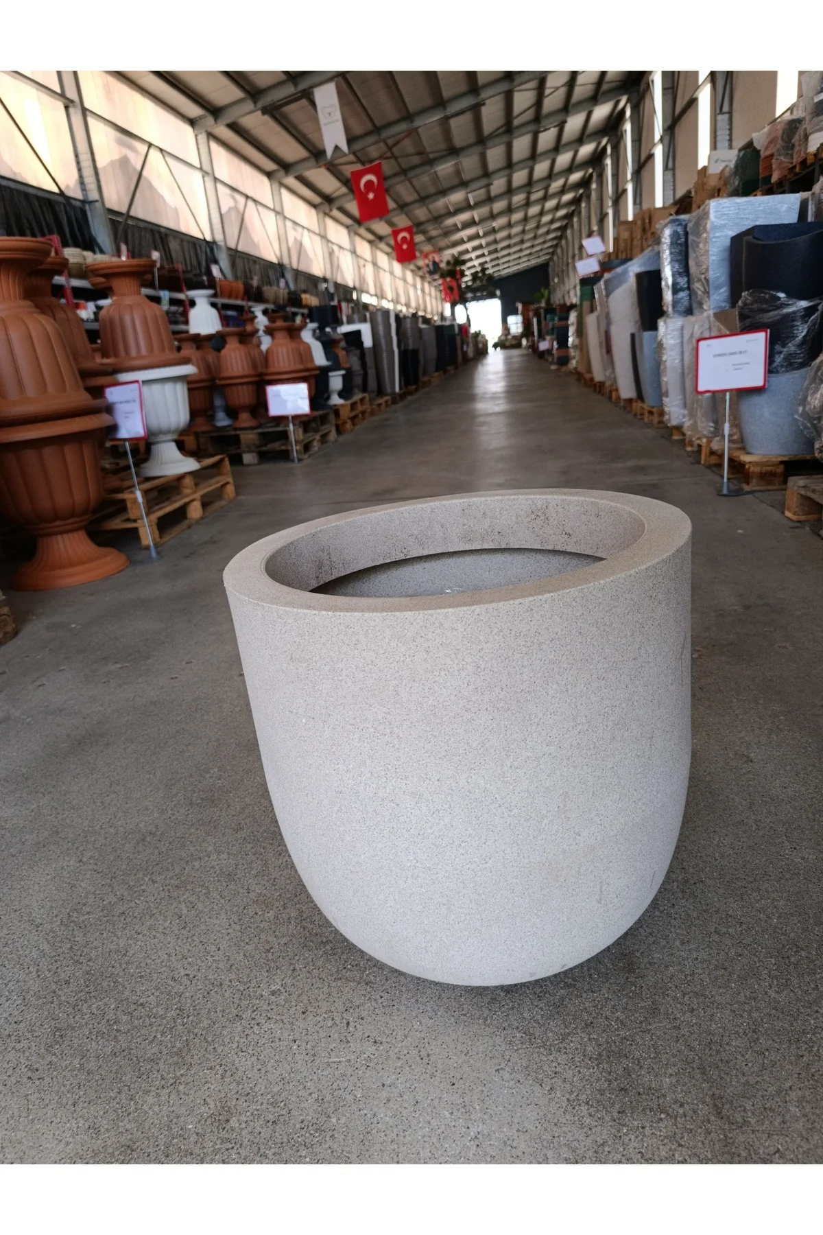 200 Litre Fiberglas Çeşme Saksısı - Görsel 3