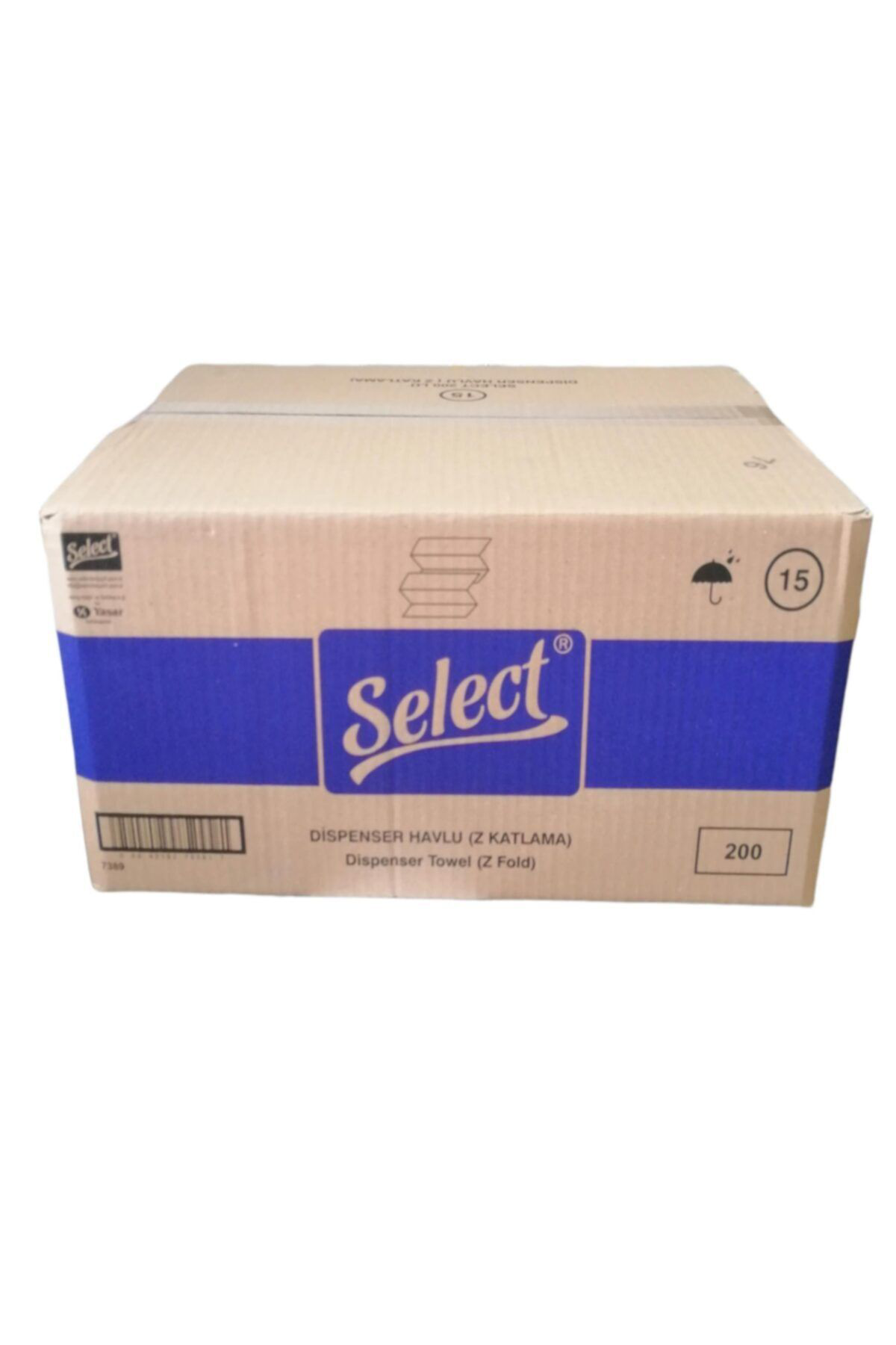 Select 200 Lü Standart Z Katlama Havlu 12 Paket