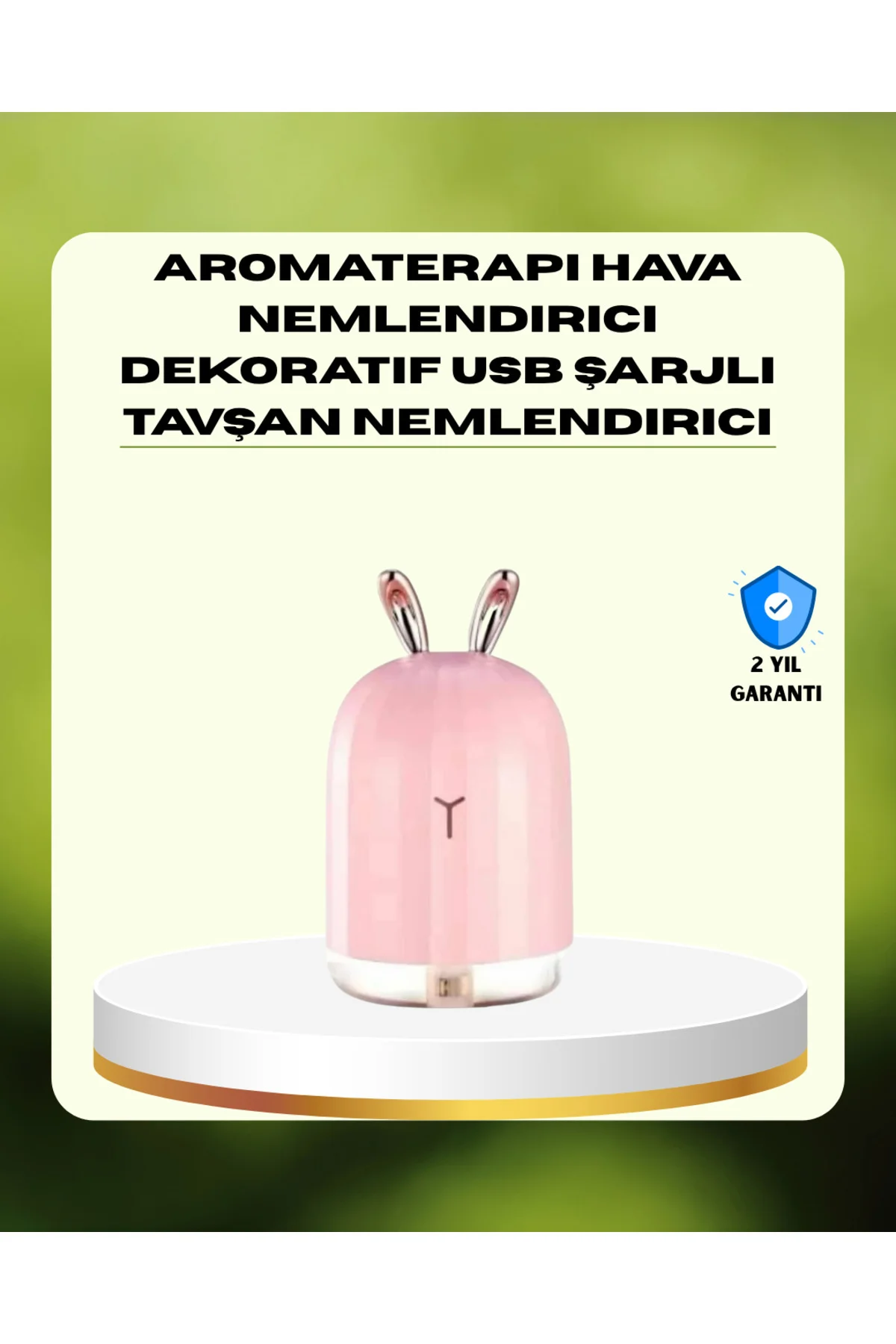200 ml Ultrasonik Aroma Difüzör ve Hava Nemlendirici Gece Lambalı