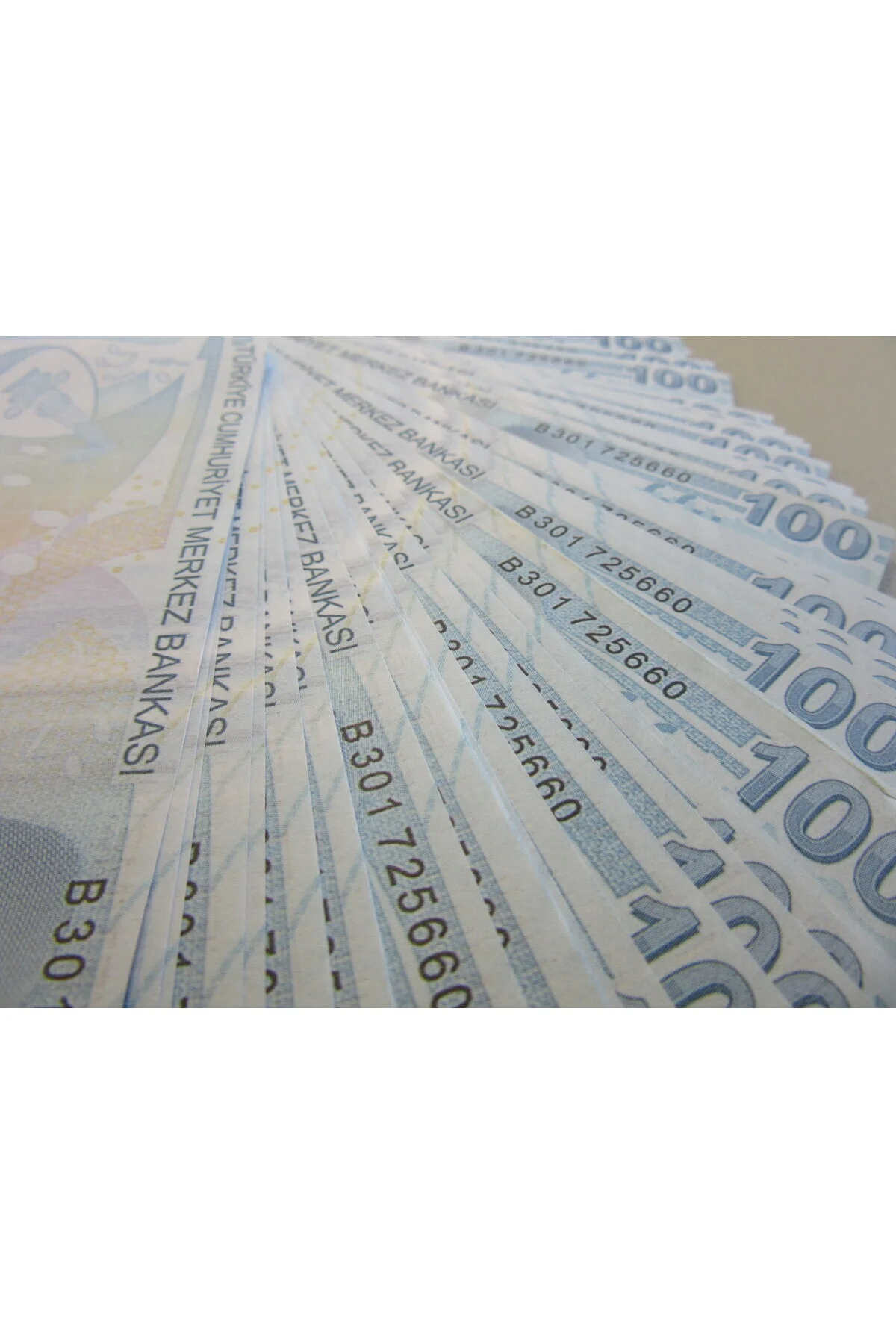 200 Tane Geçersiz Yazılı Kaliteli OYUN PARASI 100TL ÇİL TÜRK PARA