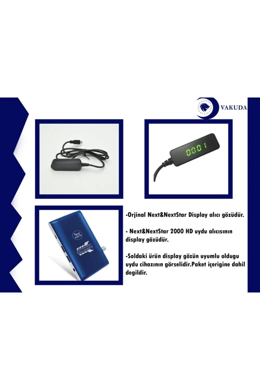 2000 Hd Display Alıcı Göz