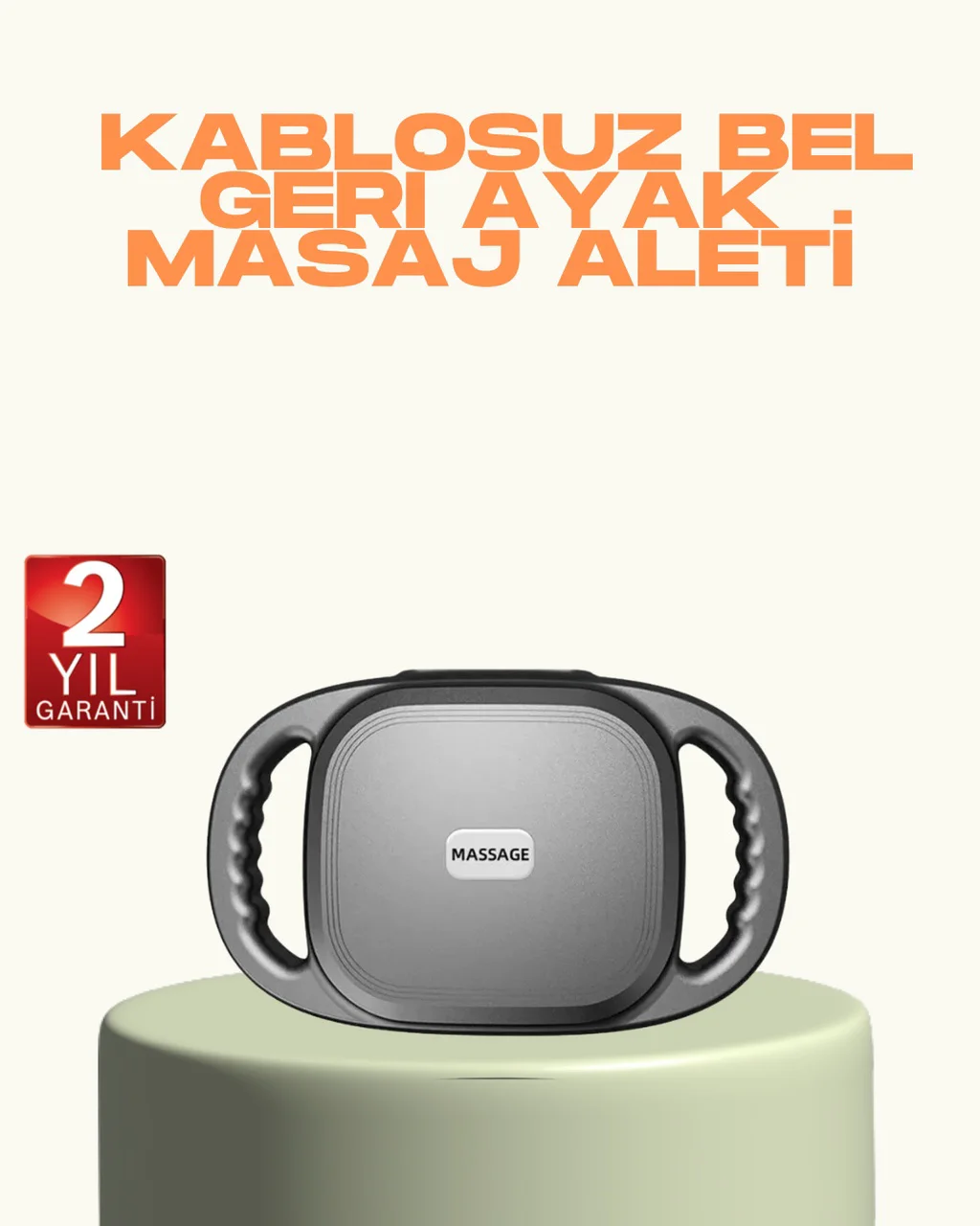 2000 Mah Şarjlı Masaj Tabancası 6 Başlık Ayarlı Güçlü Masaj Cihazı - Lisinya Diğer