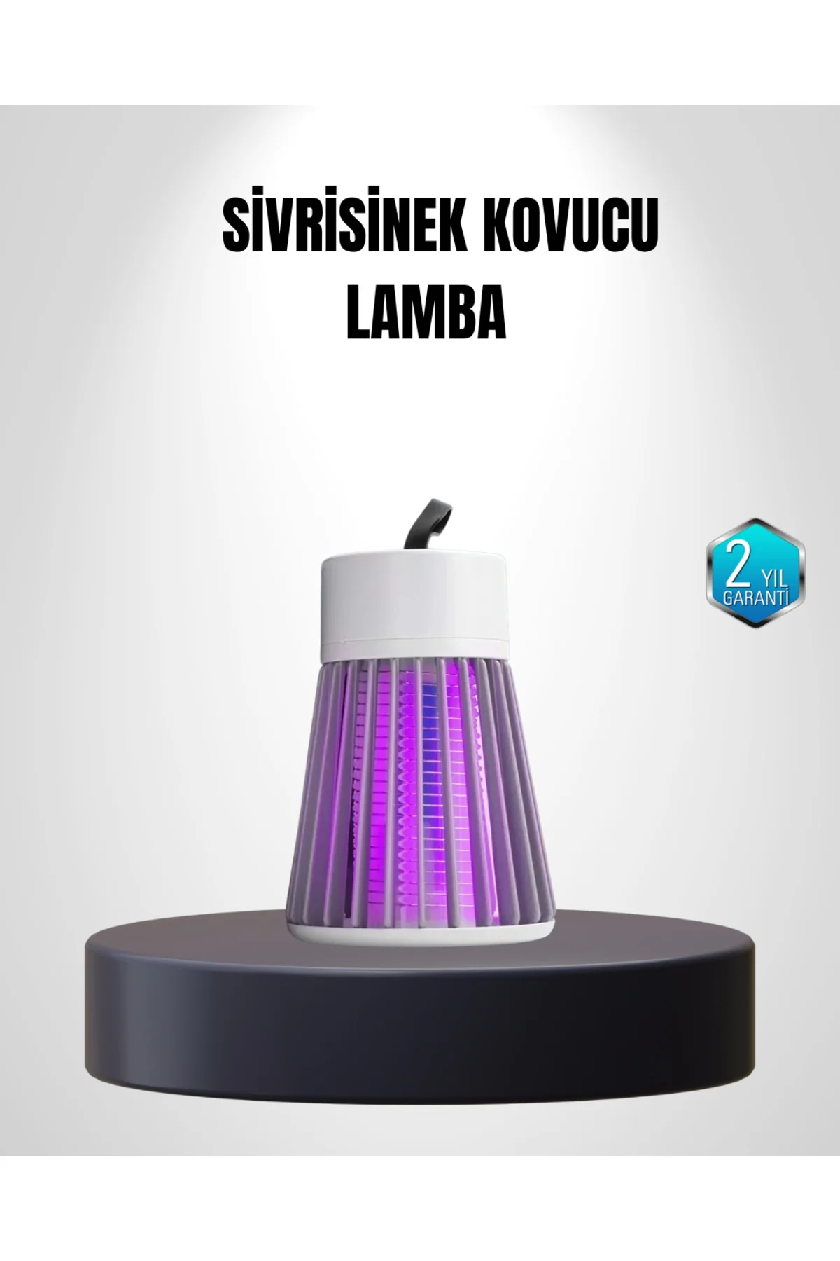 2000 mAh Şarjlı Sivrisinek Kovucu Lamba – Kimyasalsız, Güvenli ve