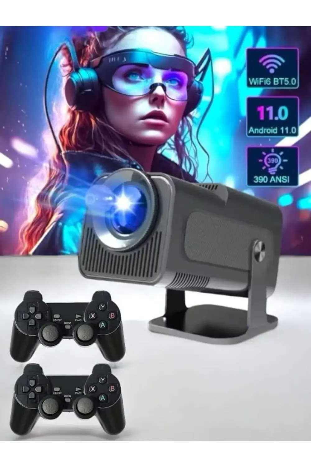 2000+ Oyun ve Popüler Uygulama Destekli Çok Fonksiyonlu Projeksiy