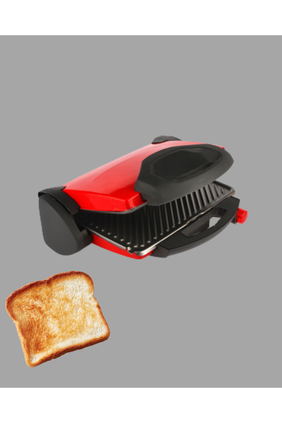 2000 Watt Teflon Tost Makinesi – Geniş Plaka, Ayarlanabilir Isı, 