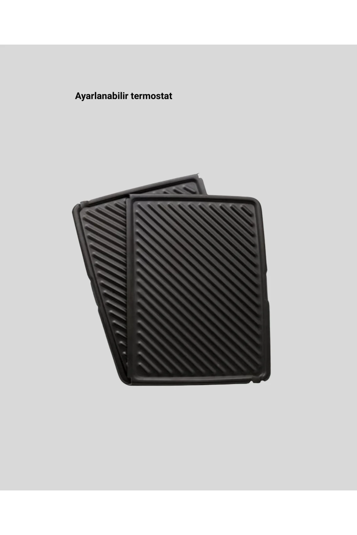 2000 Watt Tost Makinesi 6 Dilim Kapasiteli Döküm Plakalı Üç Kadem