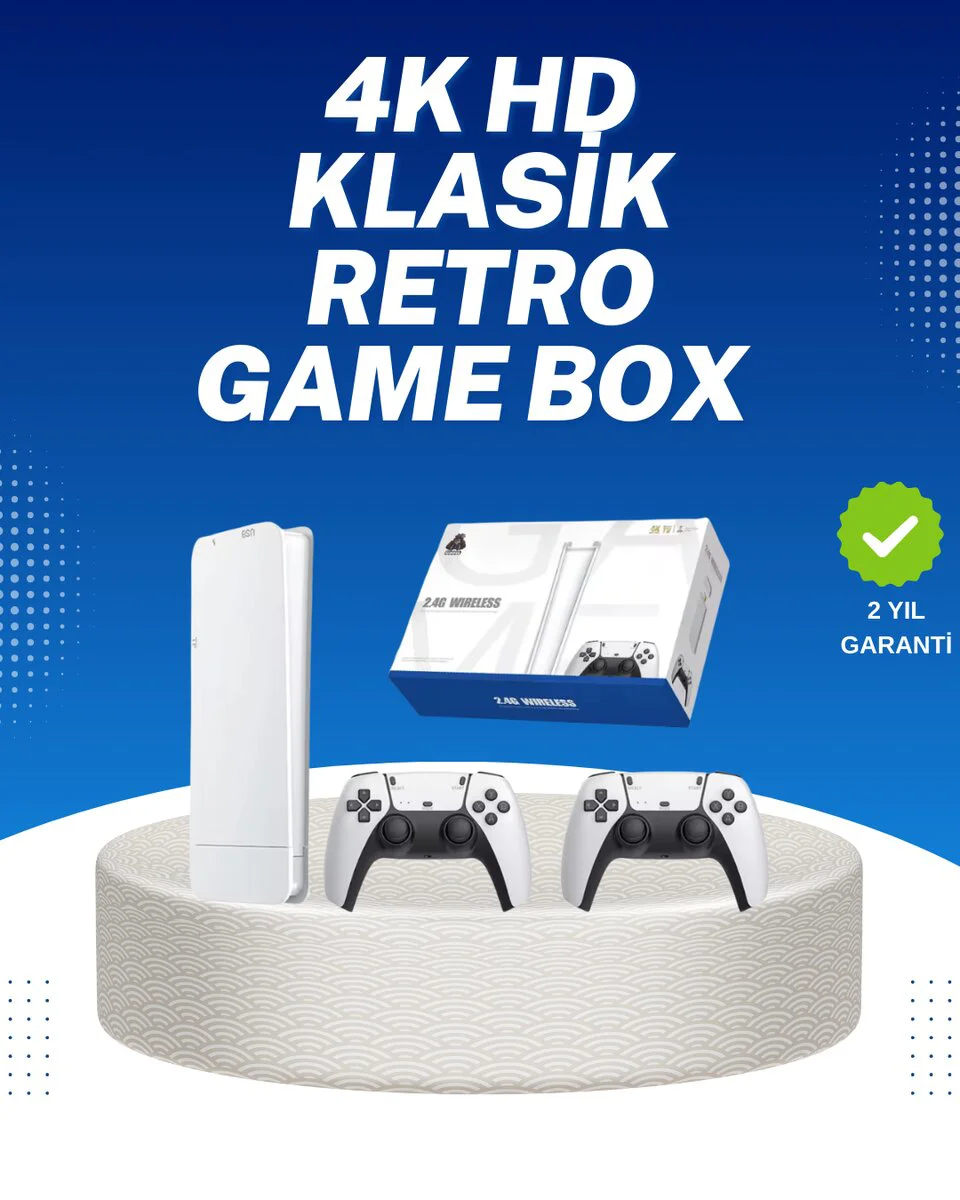 20.000 Klasik Oyun Dahili Kablosuz Kontrollü Oyun Kutusu - Retro Oyun Konsolu