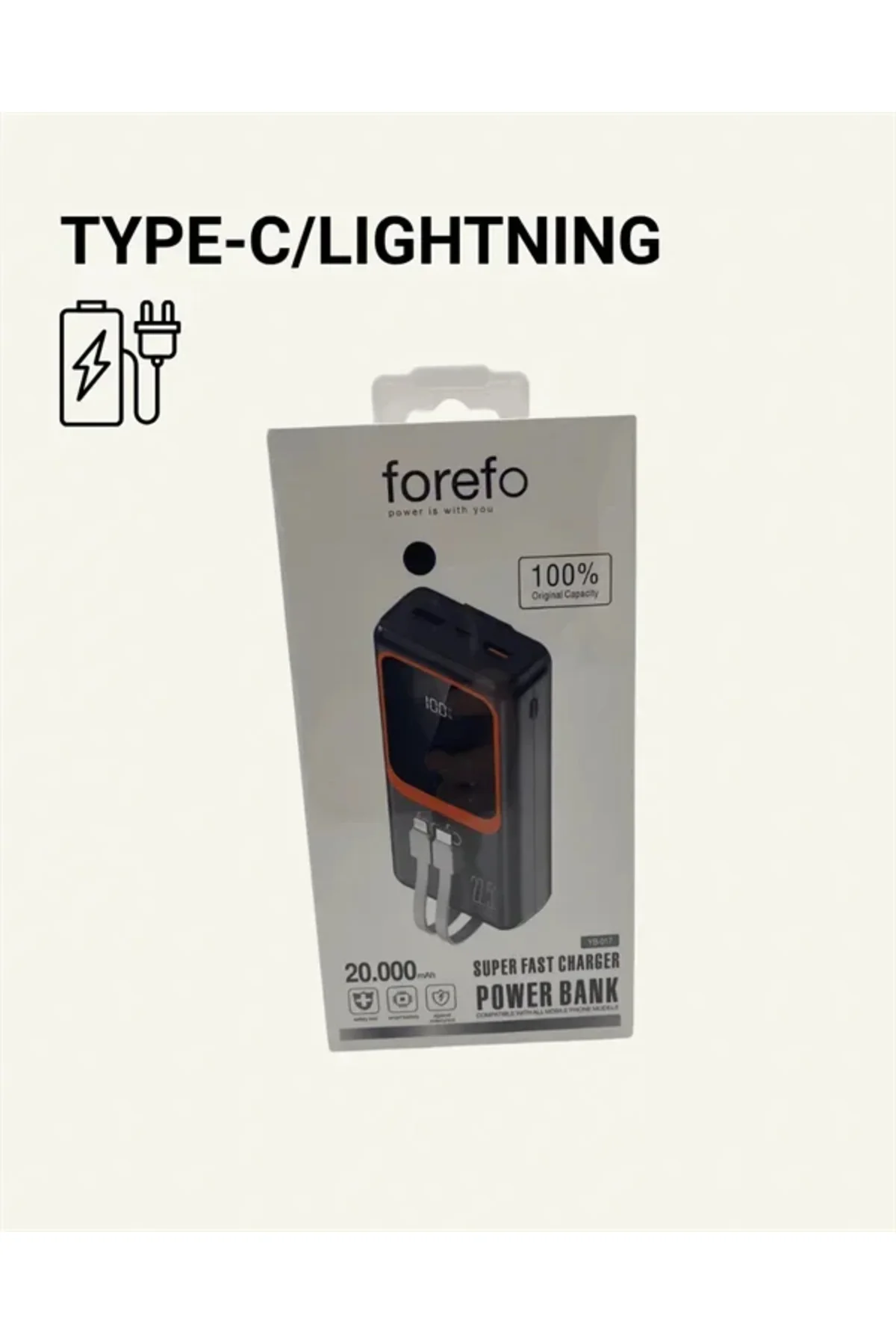 20000 mAh Taşınabilir Powerbank | Çok Kablolu, Hızlı Şarj Destekli (22.5W) 20000 mAh Taşınabilir Powerbank | Çok Kablolu, Hızlı Şarj Destekli (22.5W)