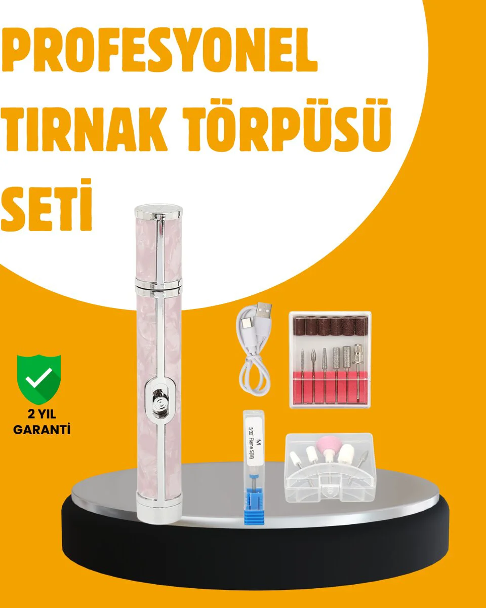 20.000 RPM Elektrikli Tırnak Şekillendirici Manikür Pedikür Makinesi - Ergonomik ve Hızlı