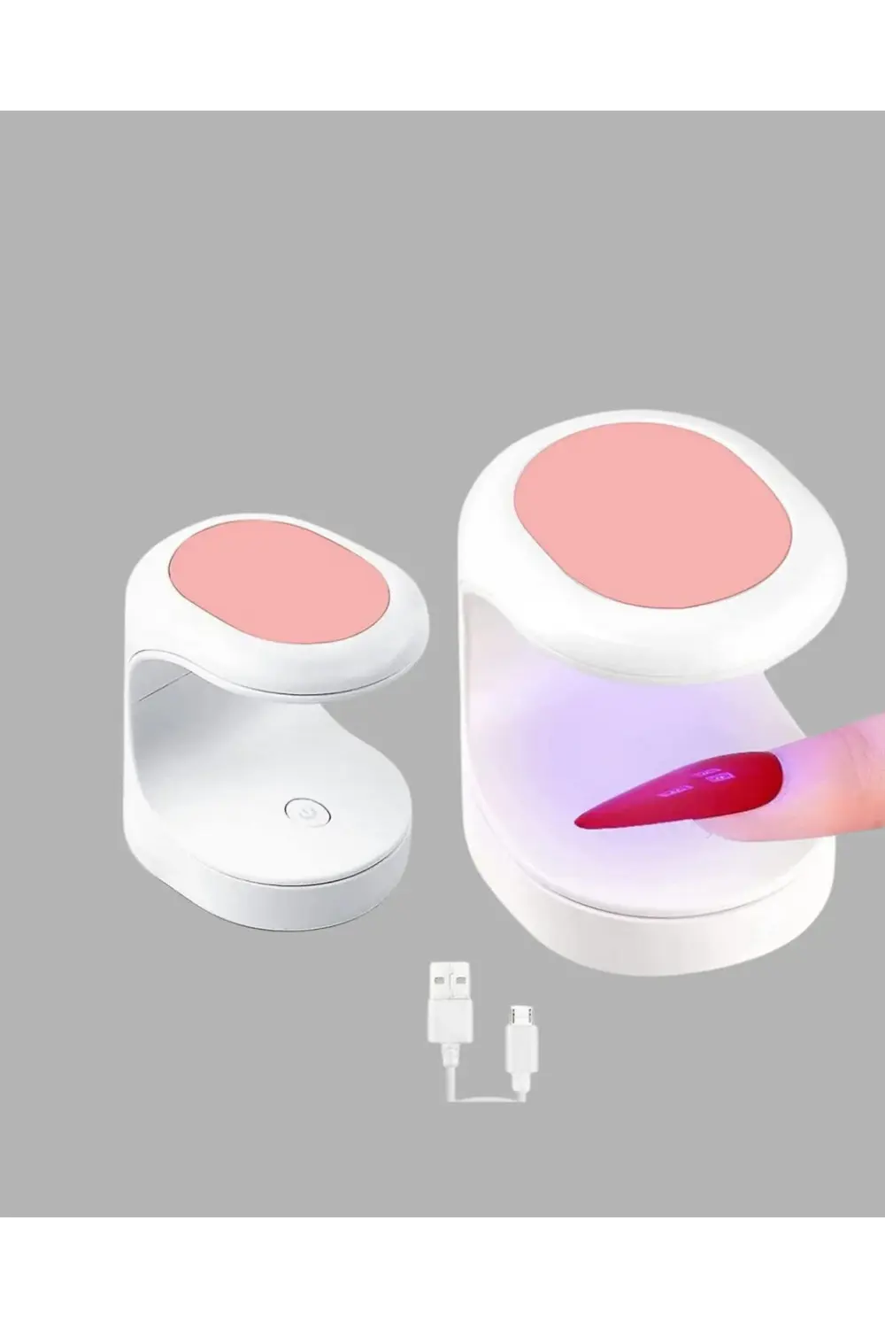 20.000 RPM Tırnak Matkabı + Mini LED Oje Kurutma Cihazı Seti