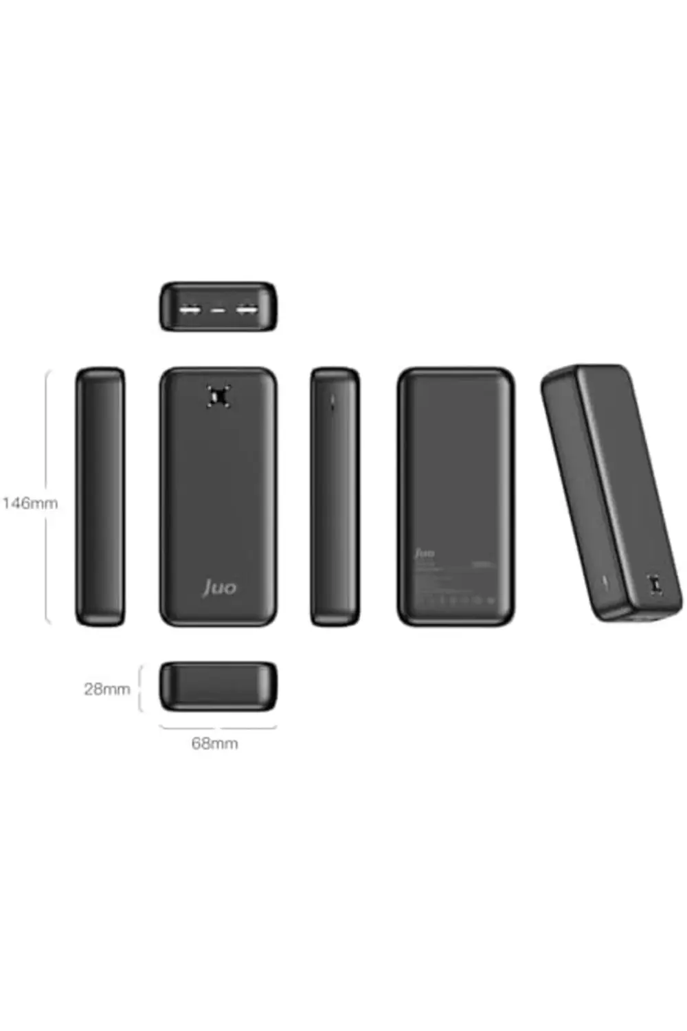 20000mAh 10.5W Çift USB-A Çıkışlı Powerbank Taşınabilir Hızlı Şar