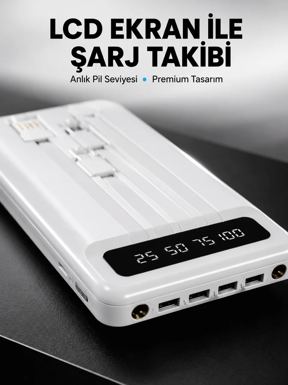 20.000mah Taşınabilir Powerbank Pd Teknolojili Çift Usb Çıkışlı Yeni Nesil - Lisinya Diğer