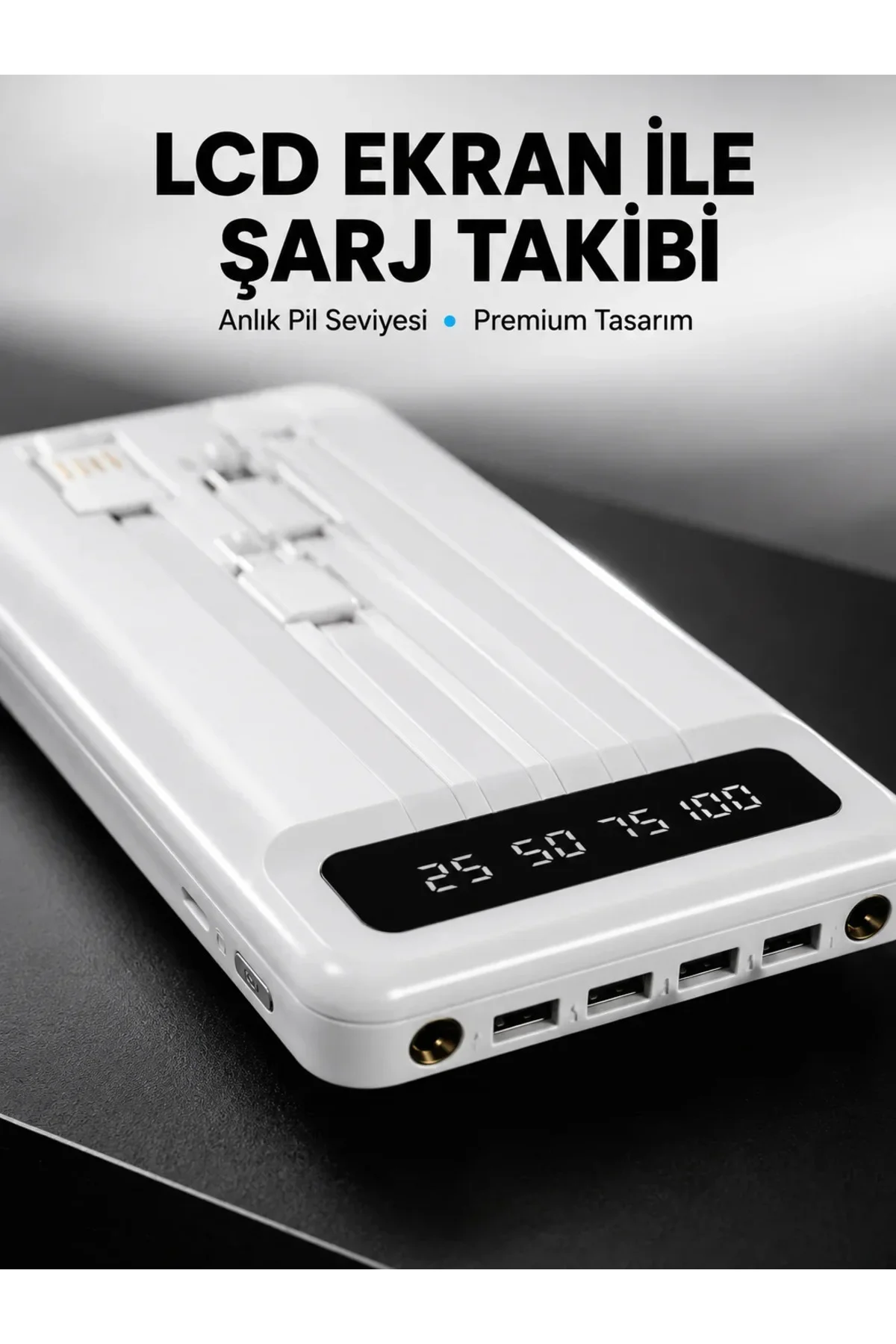 20.000mAh Taşınabilir Powerbank PD Teknolojili Çift USB Çıkışlı Yeni Nesil 20.000mAh Taşınabilir Powerbank PD Teknolojili Çift USB Çıkışlı Yeni Nesil