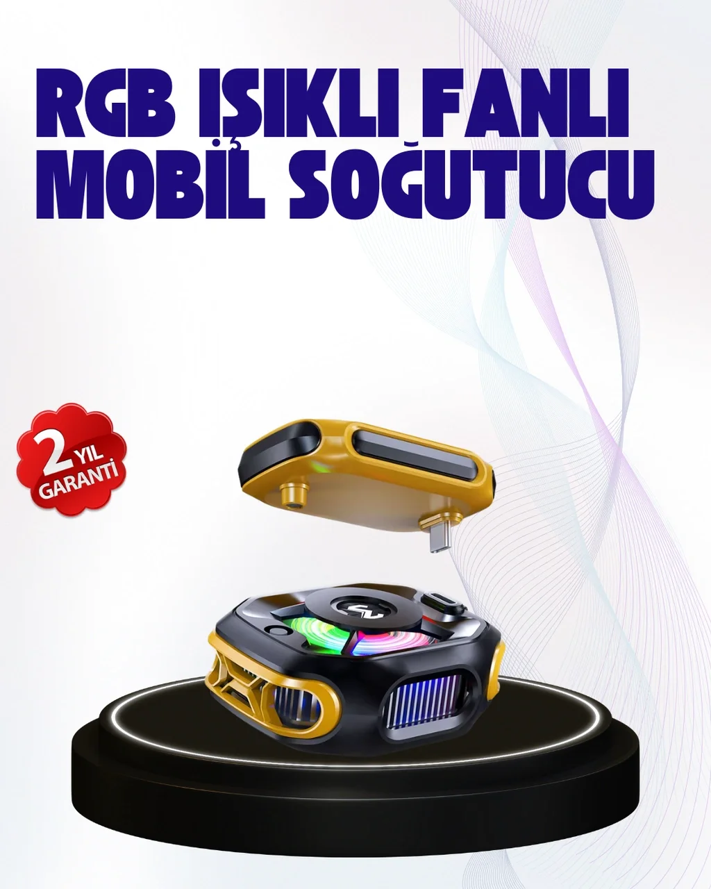 2000mah Bataryalı Kablosuz Taşınabilir Cihaz Soğutucu Diğer