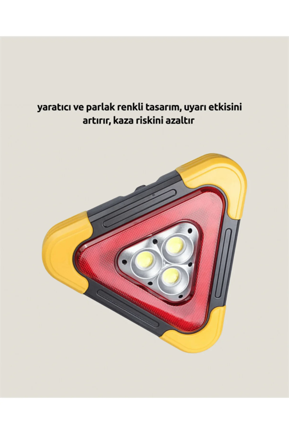 2000mAh Kapasiteli Taşınabilir Üçgen Park Lambası