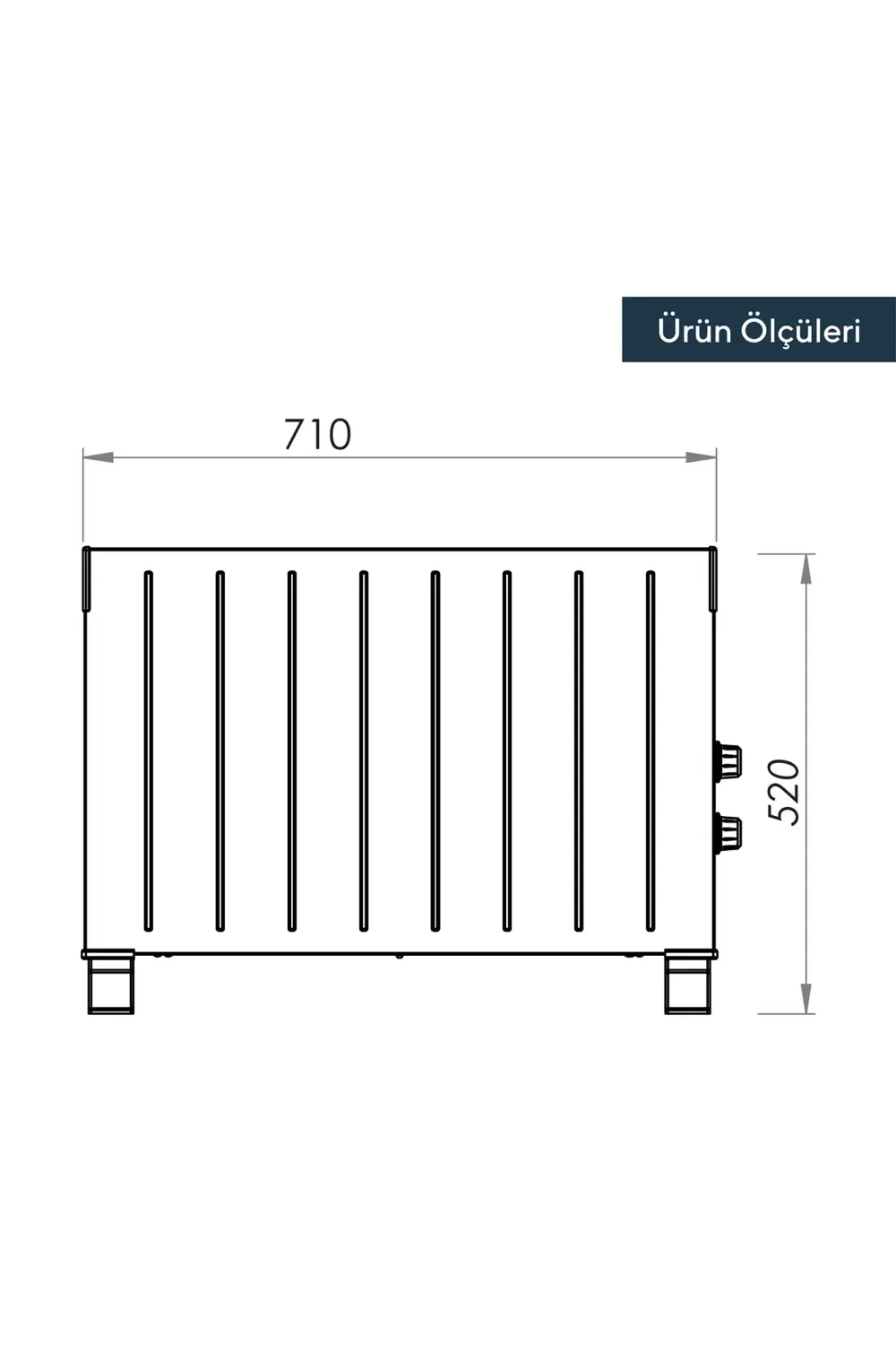 2000W Fanlı Konvektör Isıtıcı HC-2948