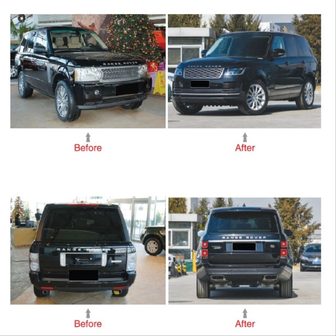 2002-2011 Vogue Uyumlu İçin 2018+ Facelift Body Kit Parça