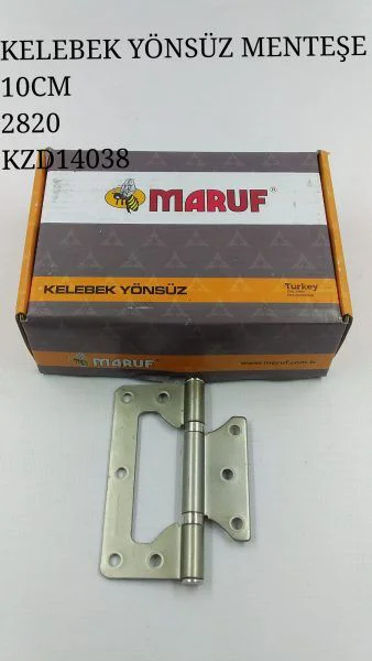 2002   Maruf Kelebek Yönsüz Menteşe 2mm 10cm - Saten