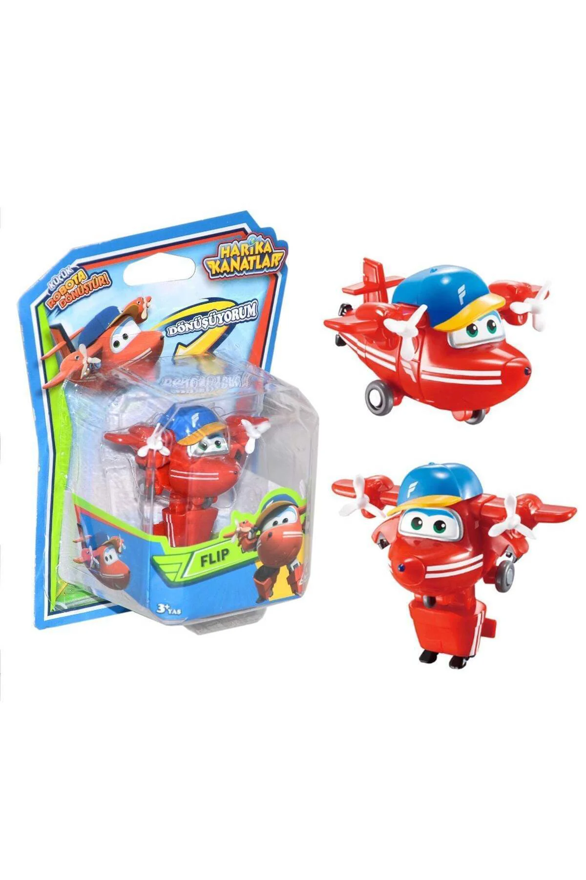 20021 Harika Kanatlar Dönüşen Flip Mini Figür