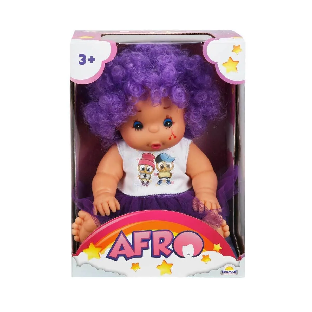 20040 Afro Kıvırcık lı Bebek 23 cm -Sunman 20040 Afro Kıvırcık lı Bebek 23 cm -Sunman